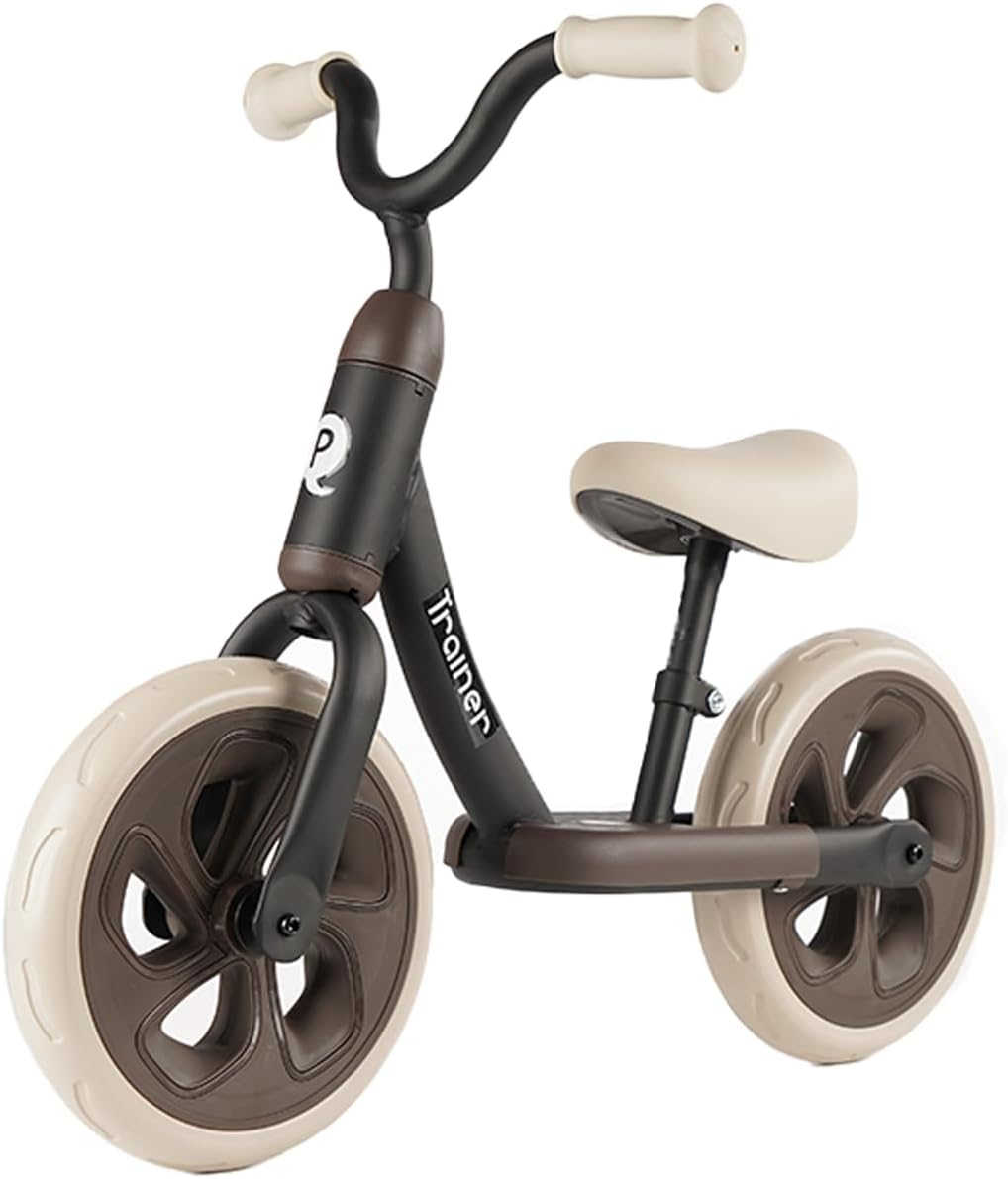 Qplay Toddler Balance Bike for 2 to 4 Year Old,10" Kids Balance Bikes with Footrest & Adjustable Seat &ndash; Toddler Gifts Bike for Boys Girls Push Bike Training Balancing Bicycle Easy Assembly