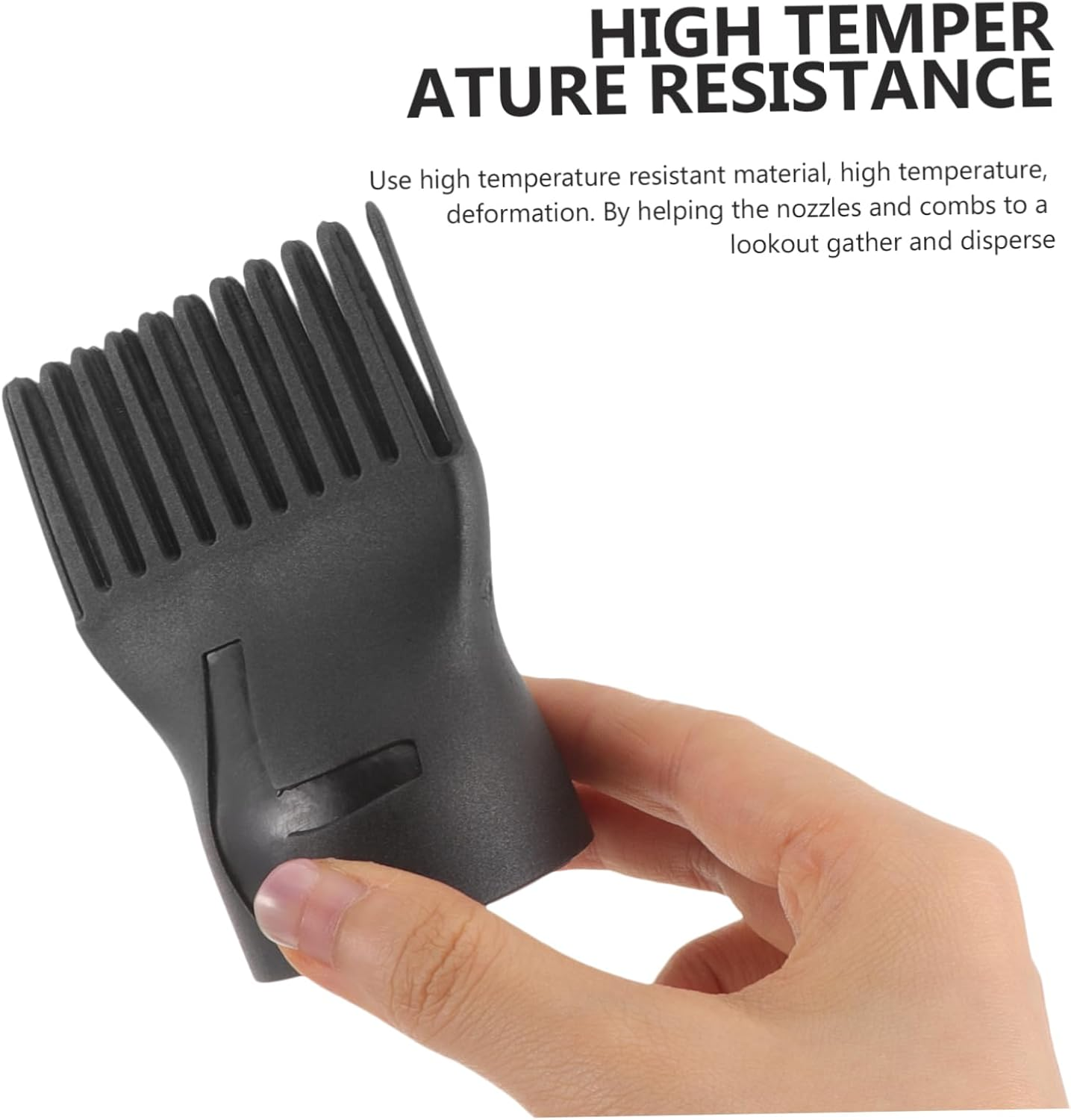 10Pcs Blow Dryer Comb Attachments High Temperature Resistant Narrow Nozzles for Hair Styling Professional Hairdressing Tool for Radiant Sleek Results image number 3