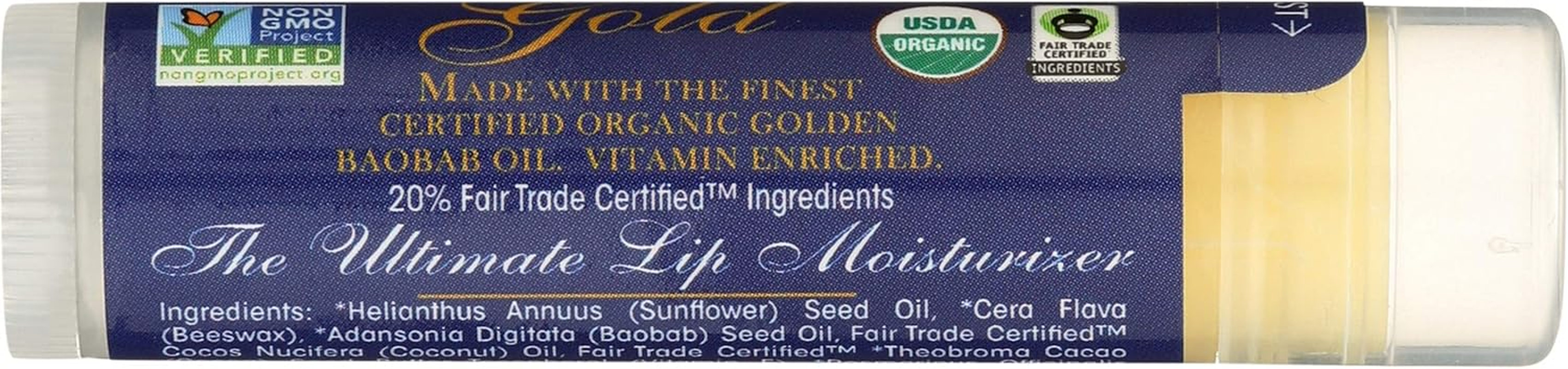 Eco Lips Unflavoured Organic Lip Balm 4.25 G image number 4