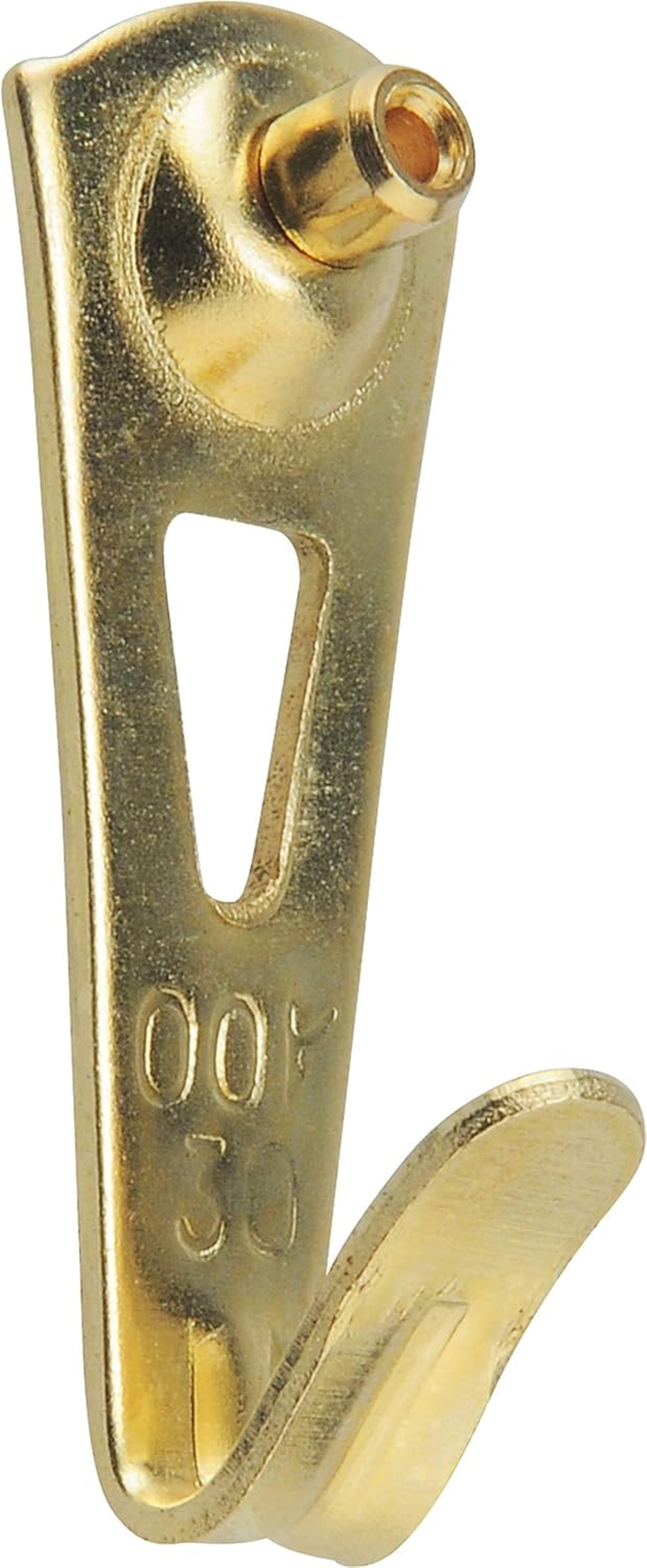 OOK 50674 Professional Picture Hangers, Art Hangers, Padded, Brass, Reusable Picture Hooks, 50Lb (10 Set), Gold image number 4