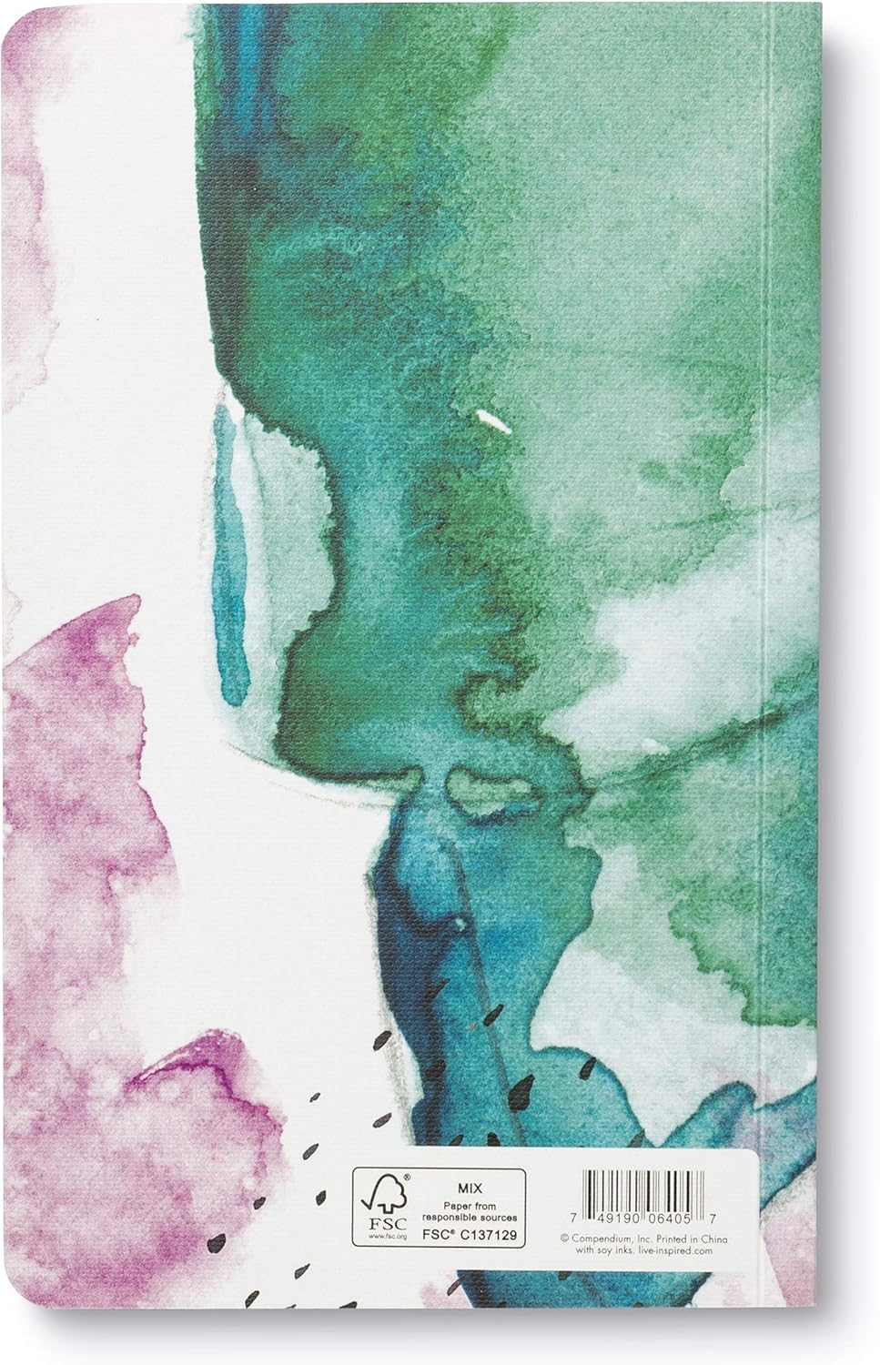 Compendium Softcover Journal - inside Us There Is Everything. &ndash; a Write Now Journal with 128 Lined Pages, 5&rdquo;W X 8&rdquo;H - Always Friends Blue image number 3