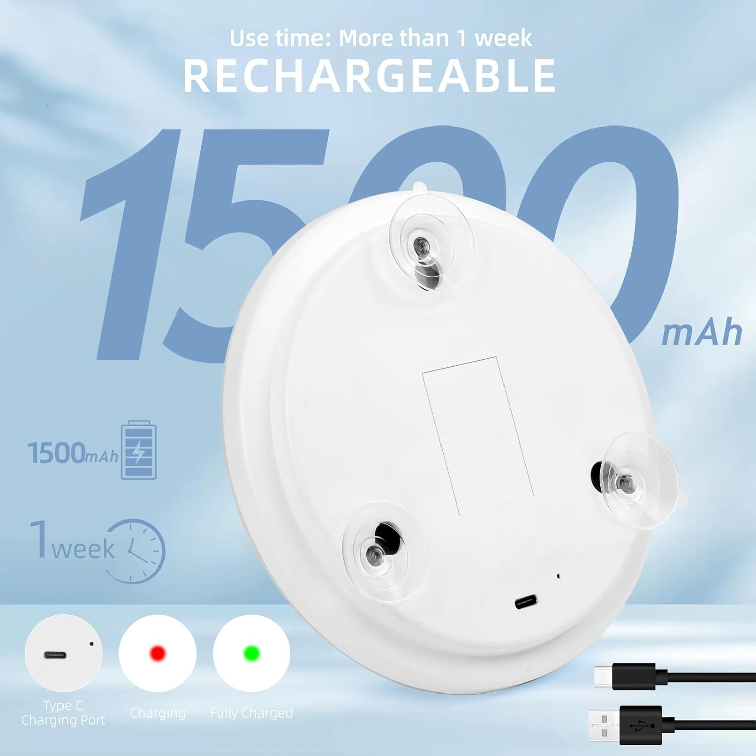 20X Magnifying Mirror with Light, Large 6Inch 20X Makeup Magnification, Travel Magnified Mirror with 3 Color Lights & Suction Cups, with Tweezers and Scissors - Perfect for Makeup & Close-Up Tasks image number 1