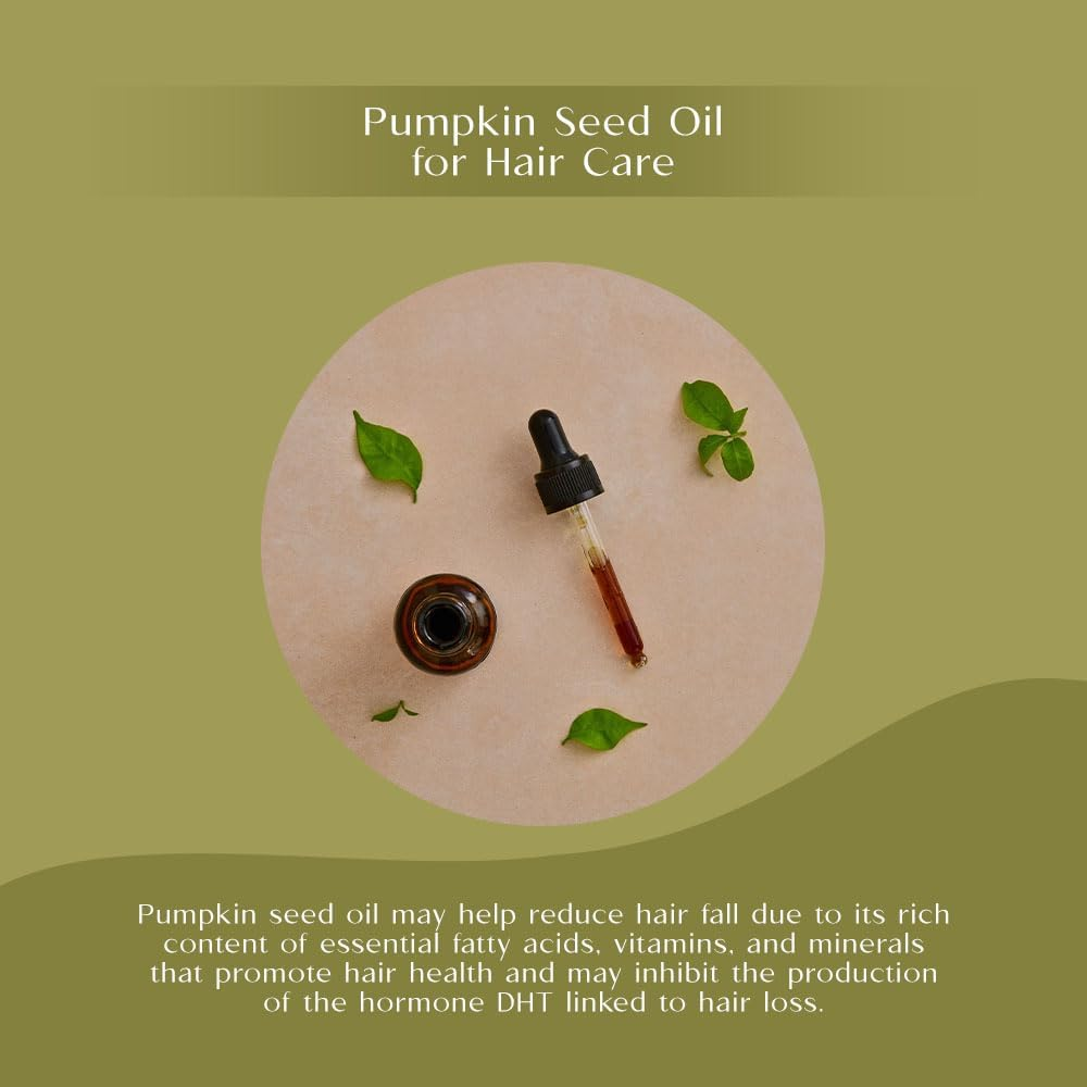 Blend It Raw Apothecary Pumpkin Seed Oil, 30Ml Cold Pressed Carrier Oil Pure & Undiluted for Hair Care, Nails & Skin image number 3