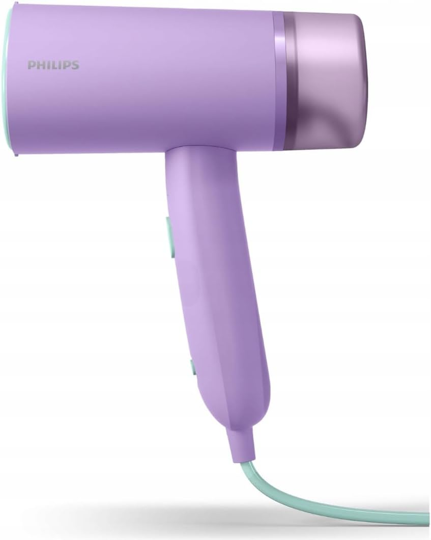 Philips 3000 Series Hand Steamer - 1000W, 20G/Min Steam, Removable 100Ml Water Tank, Plastic Plate, Storage Pouch Included, 630G Light Weight, Purple (STH3010/30) image number 4