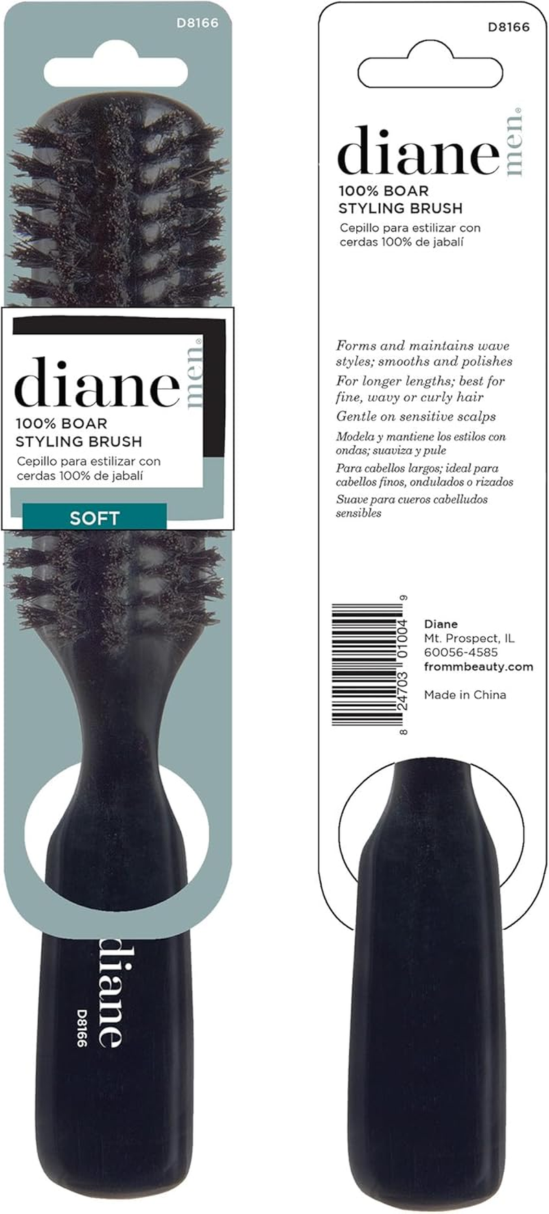 Diane 100% Firm Boar Bristle Styling Brush image number 2