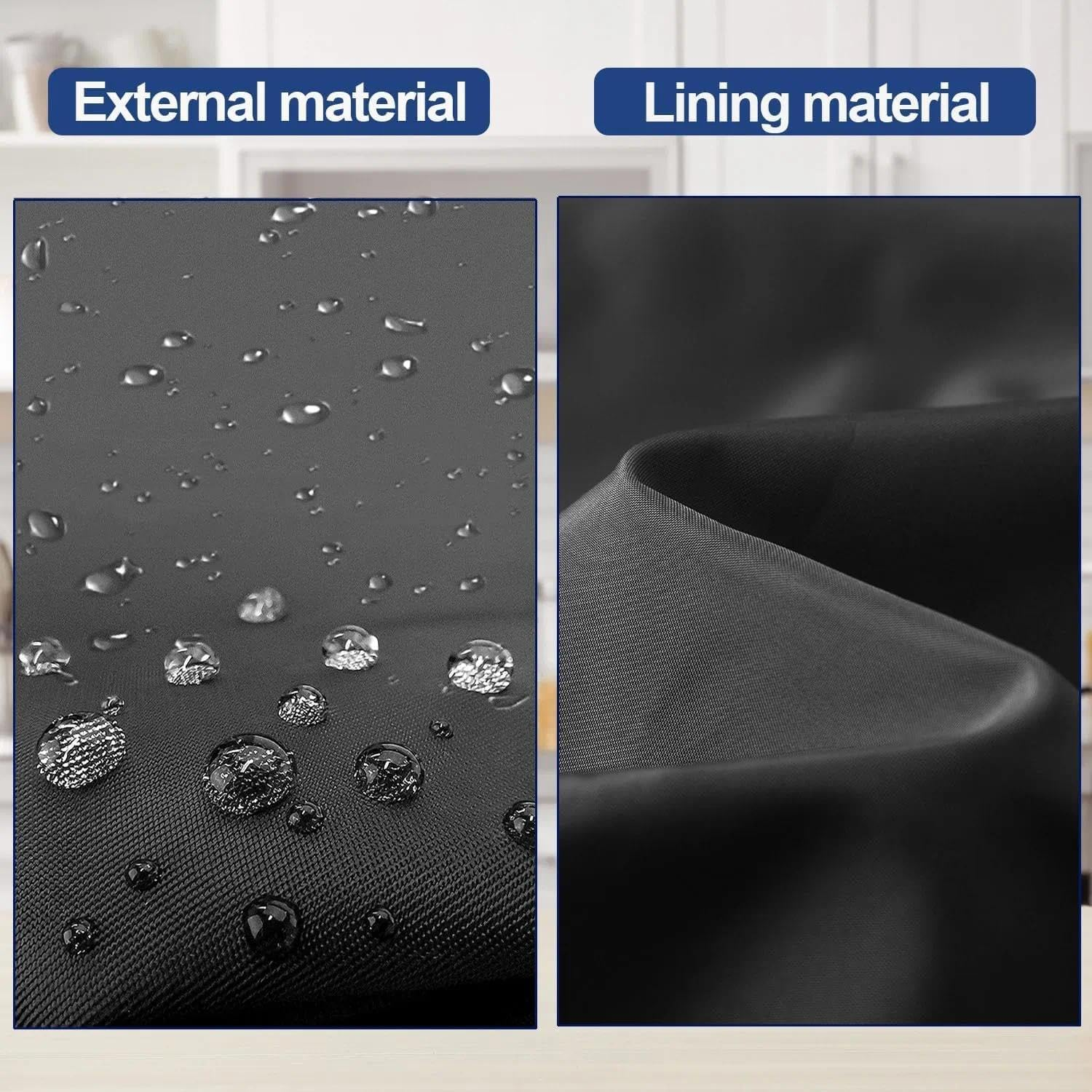 Slushie Machine Dust Cover &ndash; Heavy Duty Waterproof Cover for Ninja Slushie Machine, Compatible with FS301C/FS301 Slushi Ice Cream Maker (Black) &ndash; Fengea image number 6