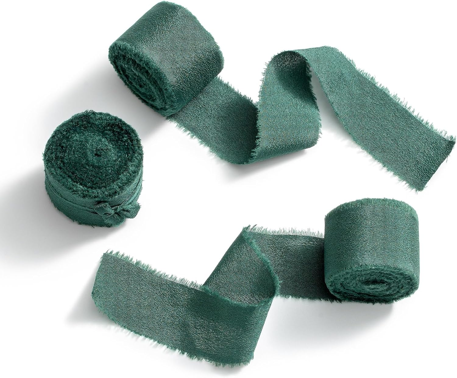 Gift Ribbon Grosgrain Chiffon Ribbon Bow Ribbons Wide Decoration Ribbons for Wedding Valentine'S Day Birthday Gift 3 Rolls 1 Inch X 7 Yd Light Grey