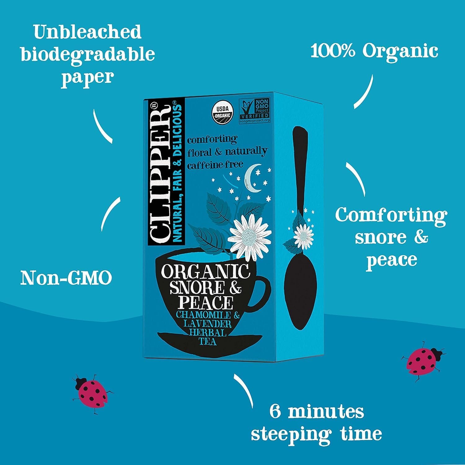 Clipper Organic Snore and Peace Tea, 20 Teabags image number 6