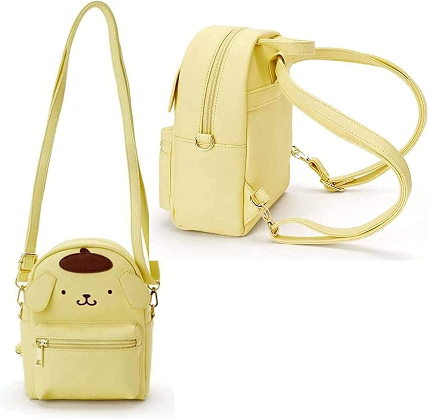 TUMPETY Anime Doll Cosplay Light Black Bag Kawaii Mini Backpack Cute Cosplay Backpack Girl Doll Handbag - Pink image number 2