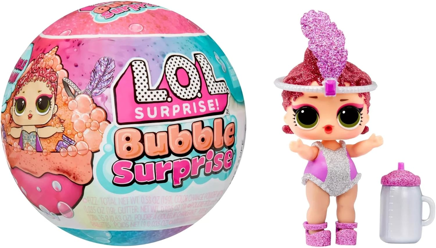 L.O.L. Surprise! Bubble Surprise Dolls - Random Assortment - Includes Collectable Doll, Surprises, Accessories, Bubble Surprise Unboxing & Glitter Foam Reaction - Great for Kids Ages 4+ image number 3