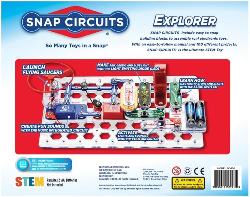 Snap Circuits Junior 100 Experiments - Black image number 4