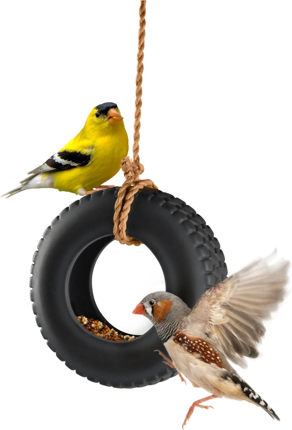 Fred Swing TIME Tire Swing Bird Feeder image number 3