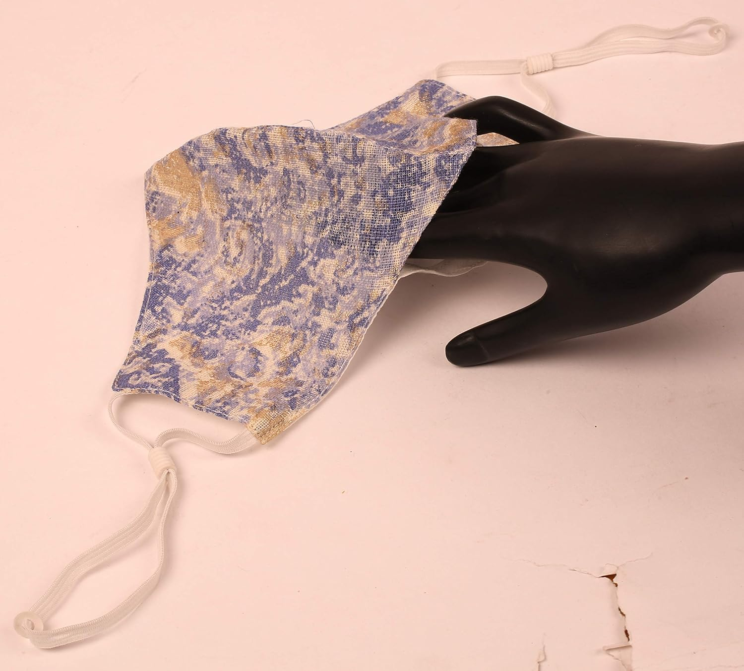 Touchstone Cotton Adjustable Filter Pocket 3 Layer Face Mask Reusable Washable for Men, Women image number 4