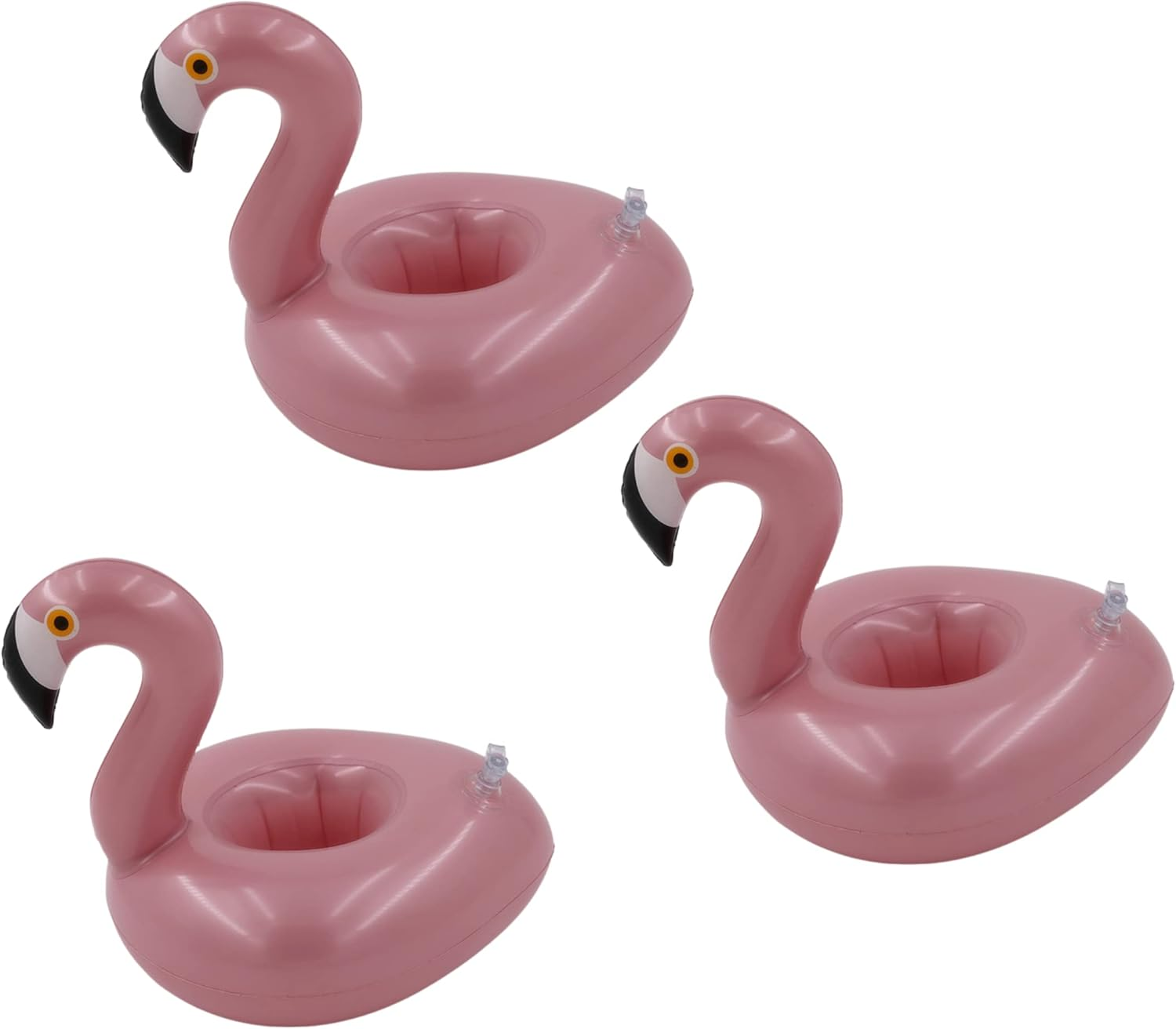 Inflatable Drink Holder, 3 Pcs Cup Pool Drink Holder Floating for Summer Pool Party image number 5