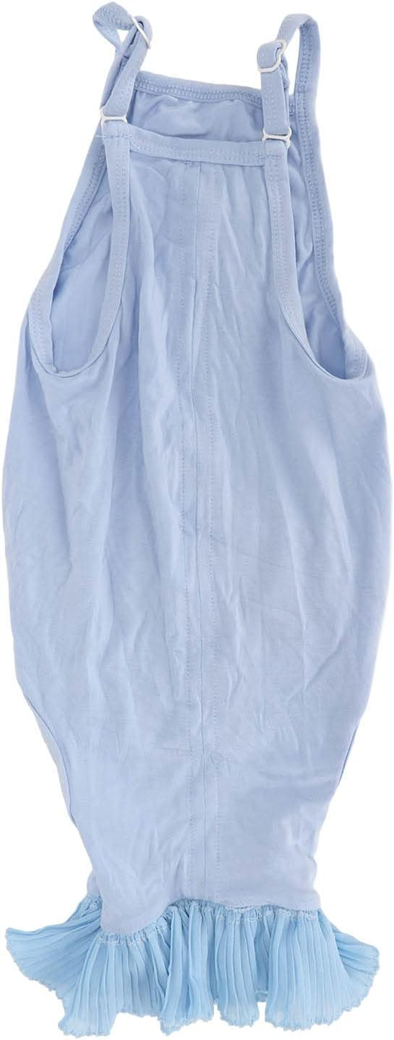 JOROBURO Cat Recovery Suit, Tail Adjustable Lace Neckline Prevent Licking Cat after Surgey Wear, Breathable Surgery Recovery Shirt for Postoperative Recovery Abdominal Wounds (M)