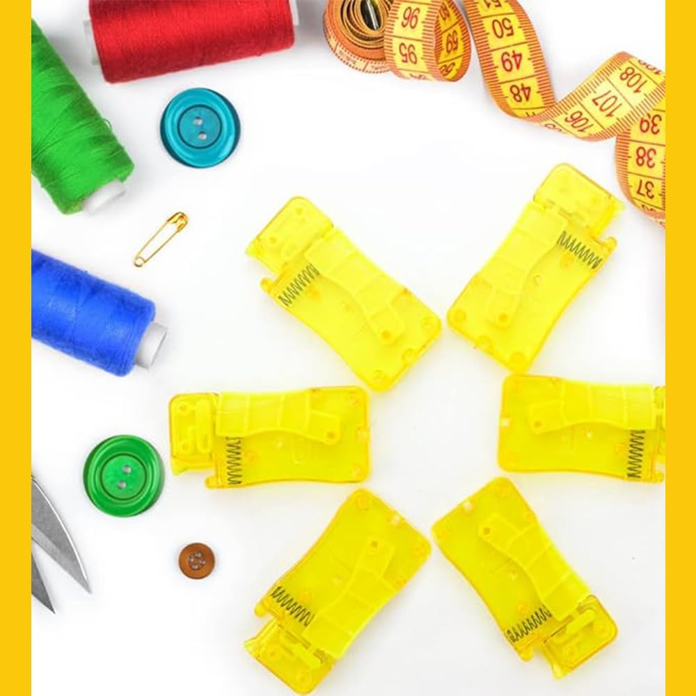 10PCS Automatic Needle Threader,Simple Needle Threader,Self-Thread Guide,Plastic Sewing Accessories, DIY Stitch Insertion Tool,For Hand Stitching and Sewing Machine Needle Fast Lead