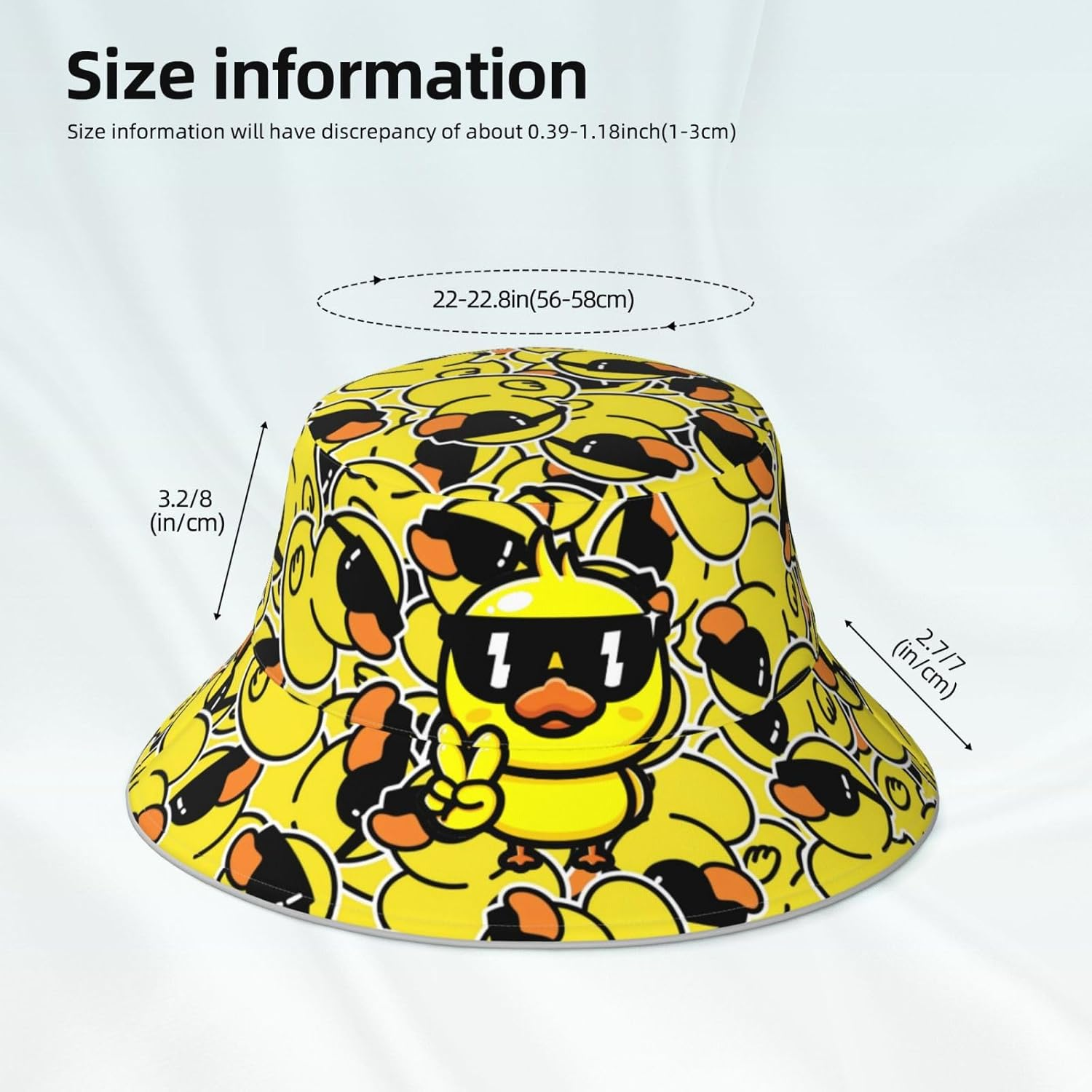 Bucket Hats for Women and Men Fashion Sun Cap Packable Outdoor Fisherman Hat - Butterfly image number 7