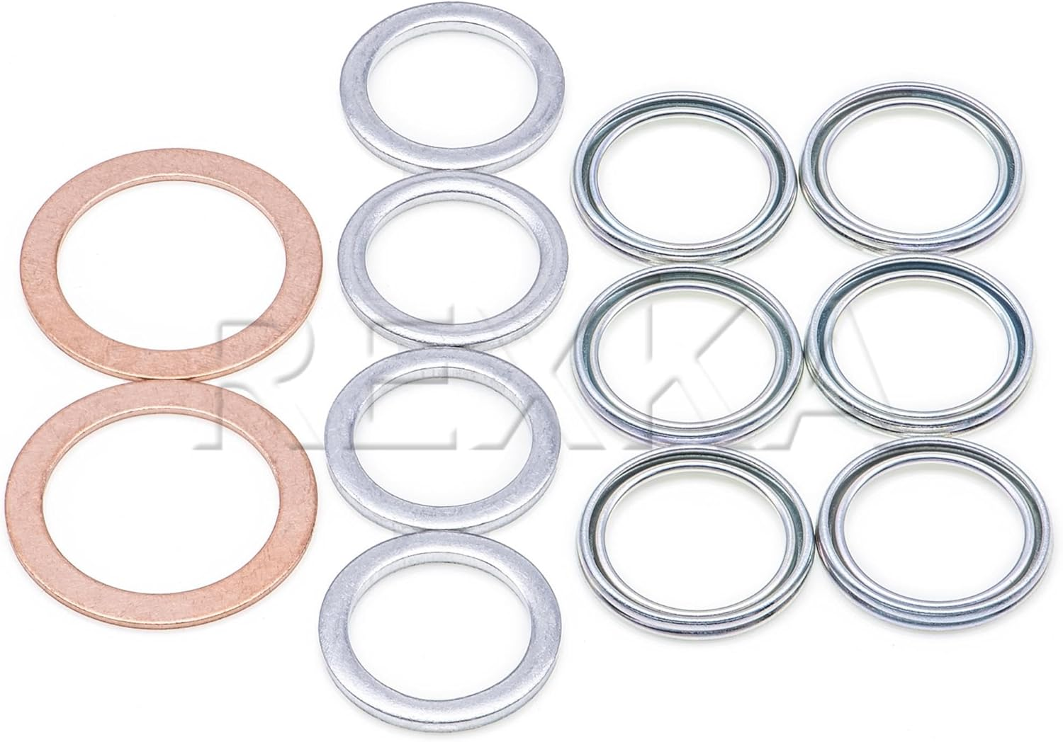 Rexka Transfer & Differential Service Gasket Kit Fits Toyota Lexus 4Runner Land Cruiser Tundra Tacoma FJ Cruiser Highlander RAV4 Sequoia Sienna 12157-10010 90430-24003 90430-18008 (Pack of 12) image number 6