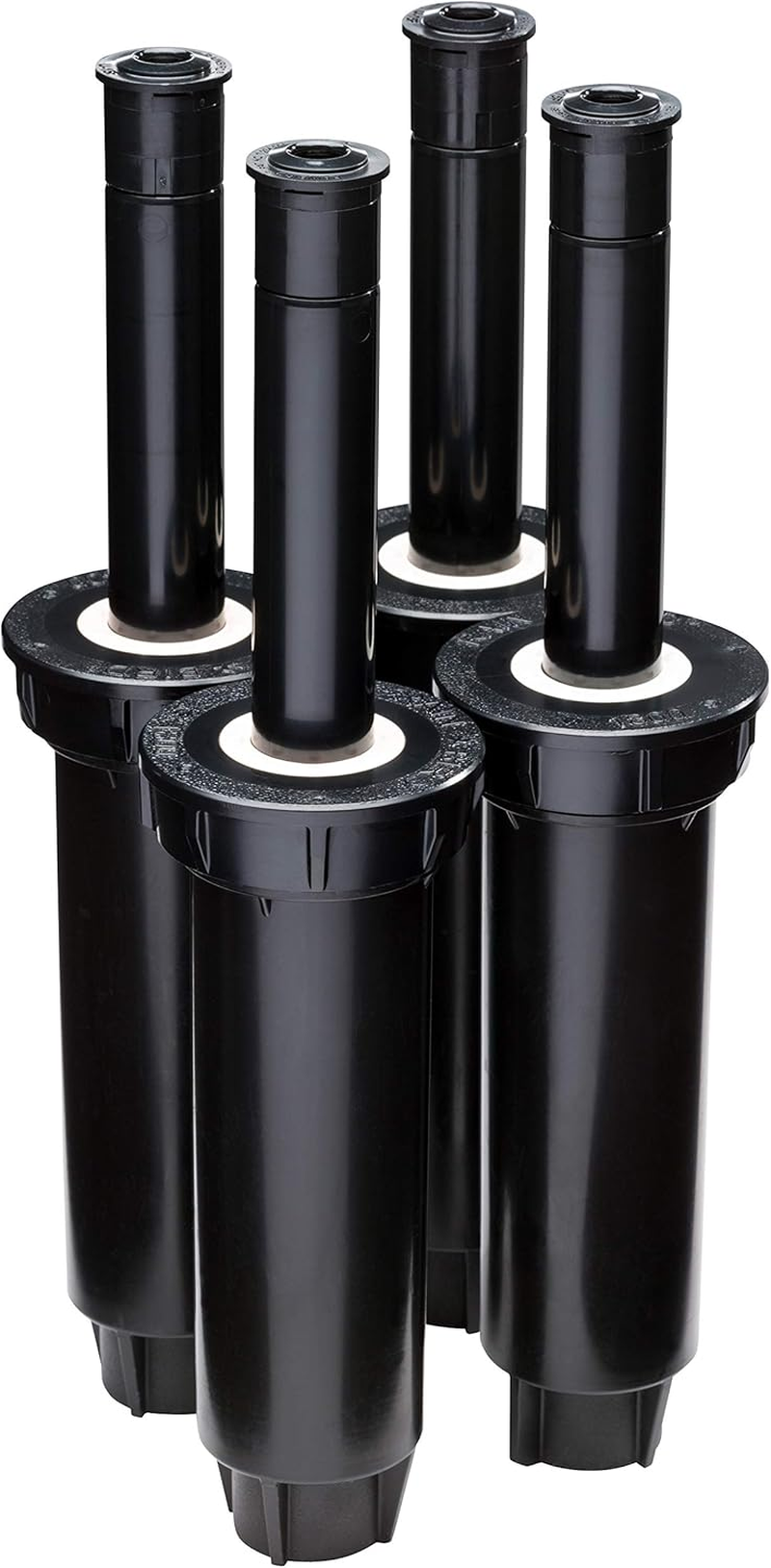 Rain Bird 1804DSF4PK Professional Dual Spray Pop-Up Sprinkler, 360&deg; Full Circle Pattern, 8' - 15' Spray Distance, 4" Pop-Up Height, 4-Pack image number 1