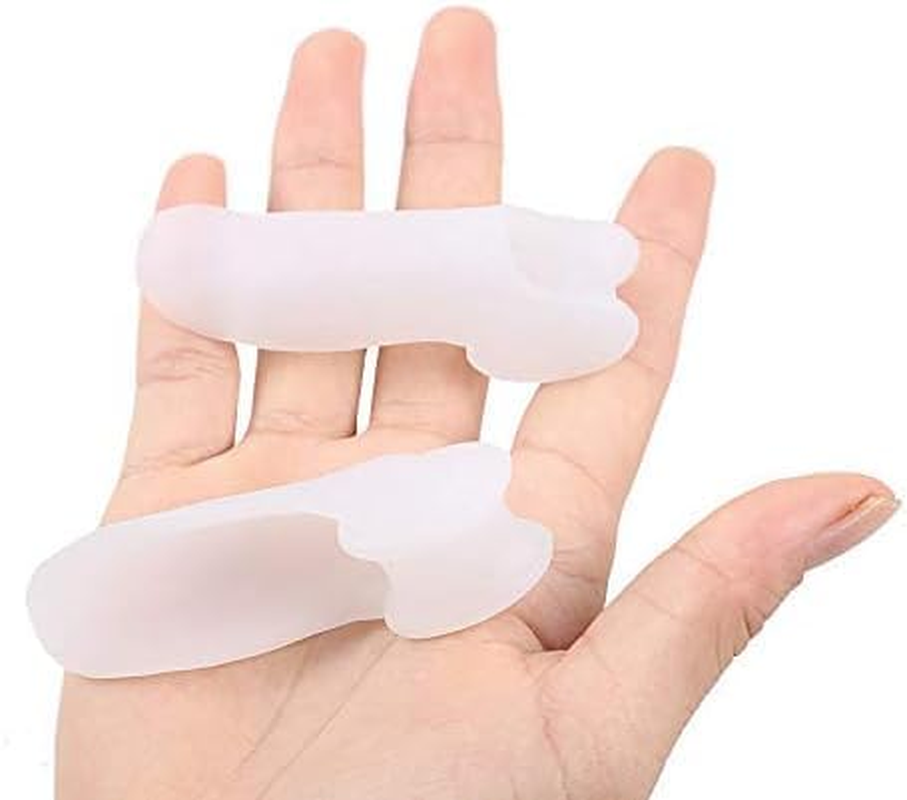 10 Pcs Little Toe Protector Toe Separators, Pinky Toe Bunionette Corrector, Toe Straighteners Spreaders, Bunionette Protect, Pain Relief and Overlapping Orthotics image number 2