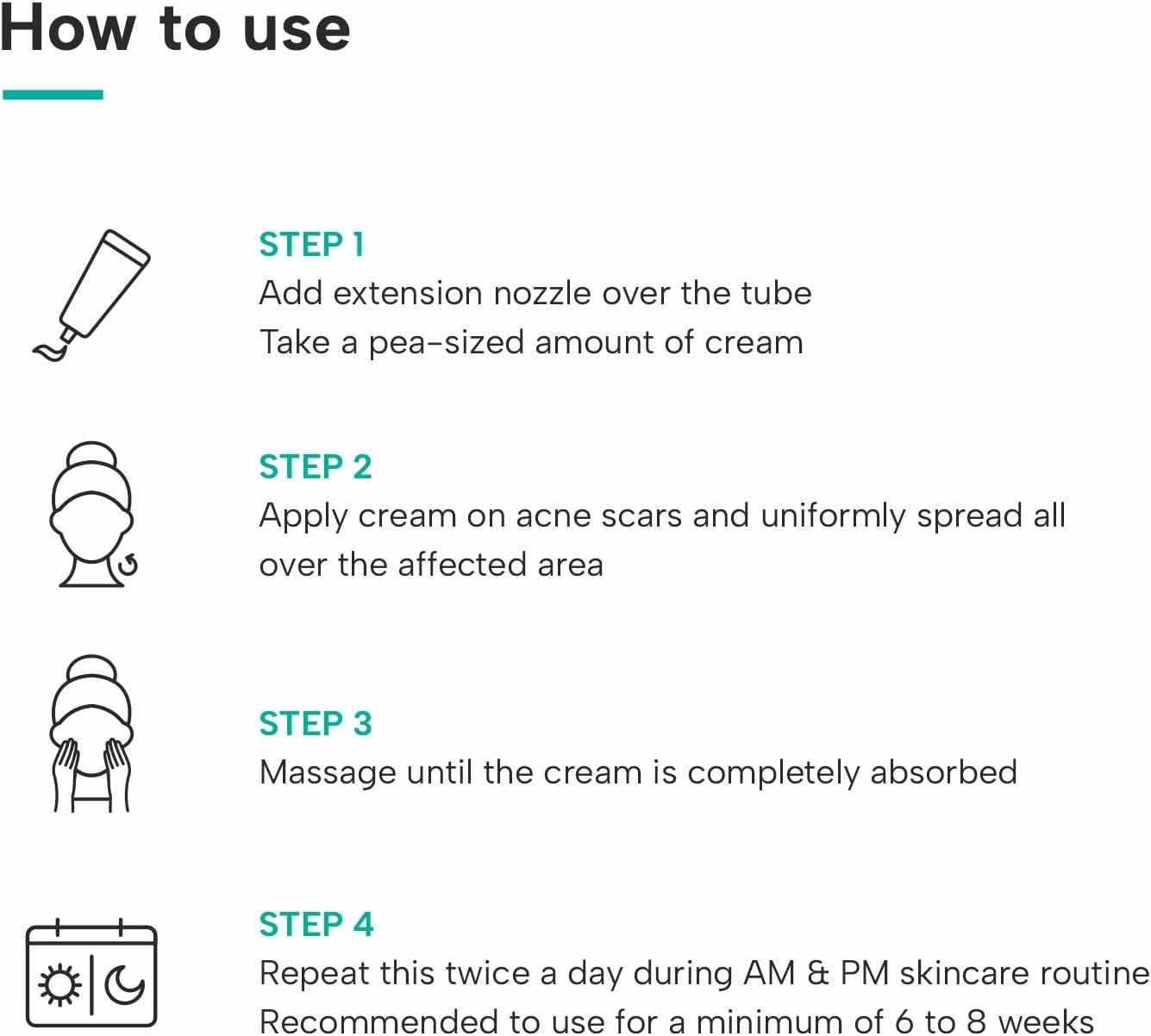 DERMATOUCH Bye Bye Acne Scars & Marks Cream || Acne Scars Corrector || Formulated Specially to Address Scars & Marks || Suitable for All Skin Types - 30 G (Pack of 1) image number 1