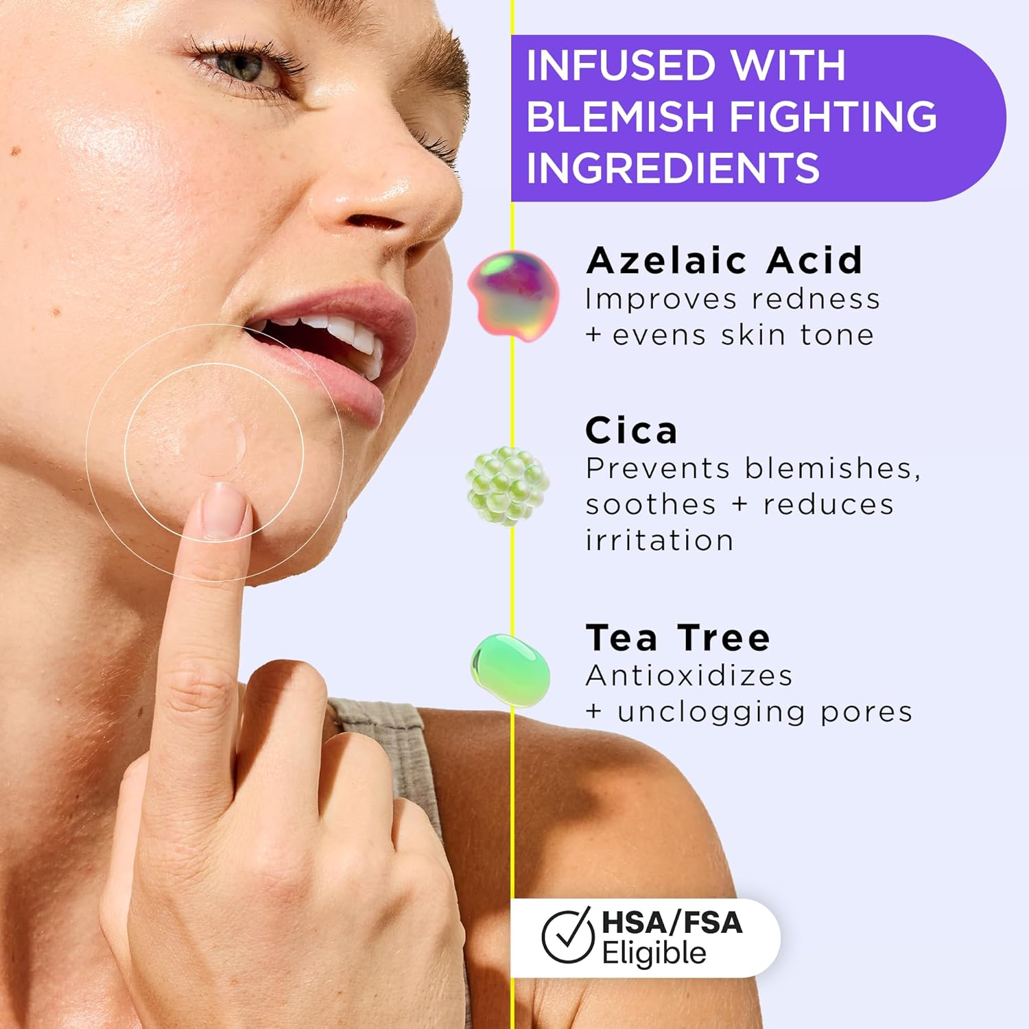 Zitsticka Invisible Pimple Patches for Face, Hydrocolloid Patches, Ultra-Thin Clear Azelaic Acid & CICA Blemish Patches, Pimple Stickers (UNDERCOVER 36 Count) image number 5