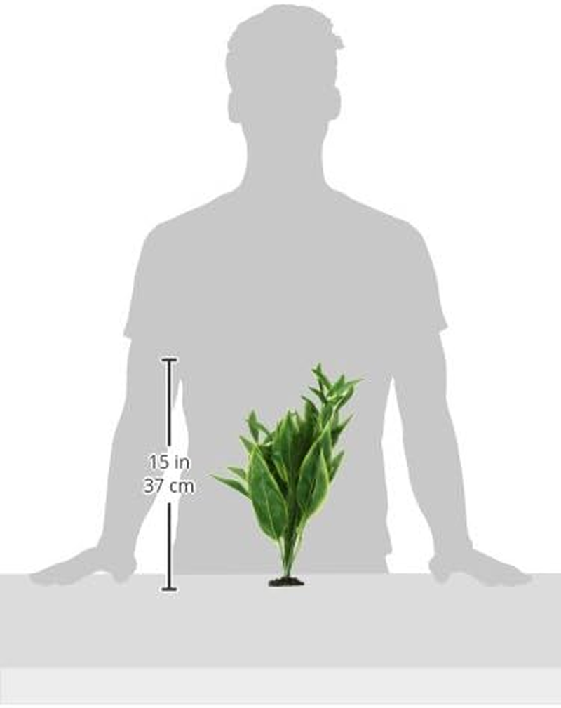 Marina Naturals, Green Dracena Silk Plant, Large Fish Tank Decoration, PP96 image number 3