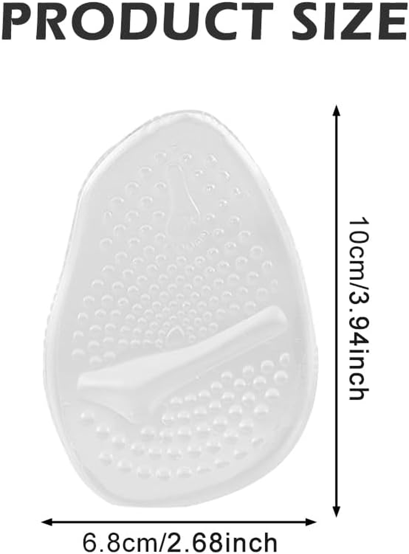 3 Pairs Soft Gel High Heel Cushion, Heel Grips Liner Cushions, Loose Shoes Pads and Metatarsal Pads