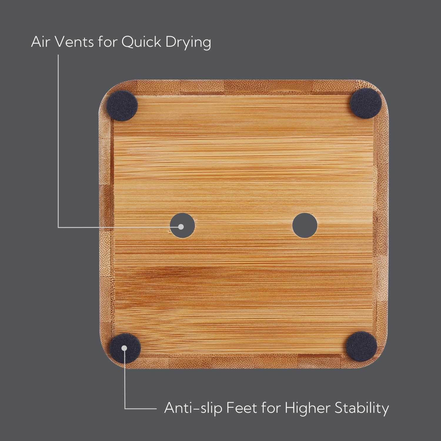 Deluxe Universal Knife Block with Slots for Scissors and Sharpening Rod Bamboo Knife Holder for Safe, Space Saver Knives Storage - Unique Slot Design to Protect Blades - by KITCHENDAO image number 4