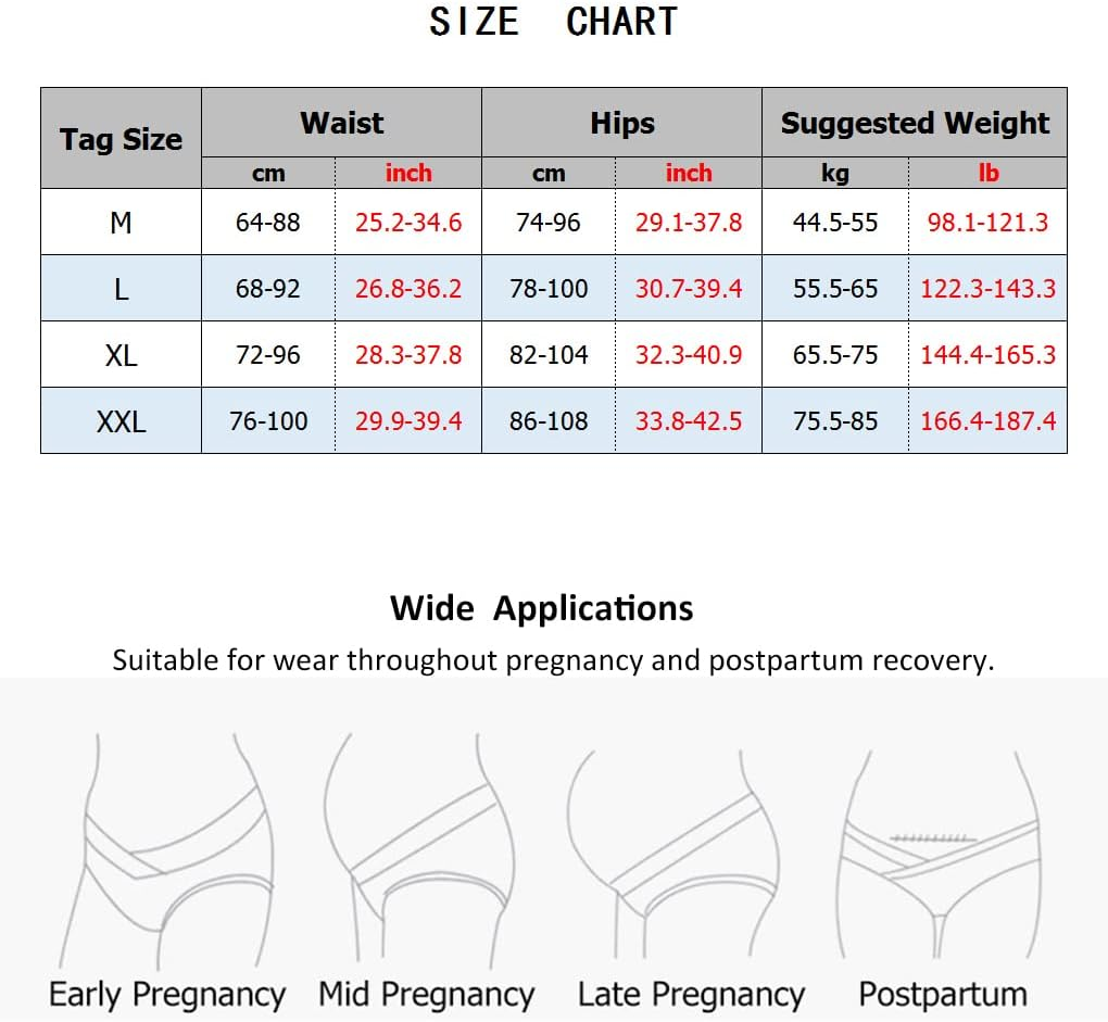 Underwear, 5 Pack Women under the Bump Knickers Underwear for Pregnant Women under Bump Pants Breathable Postpartum Briefs image number 2