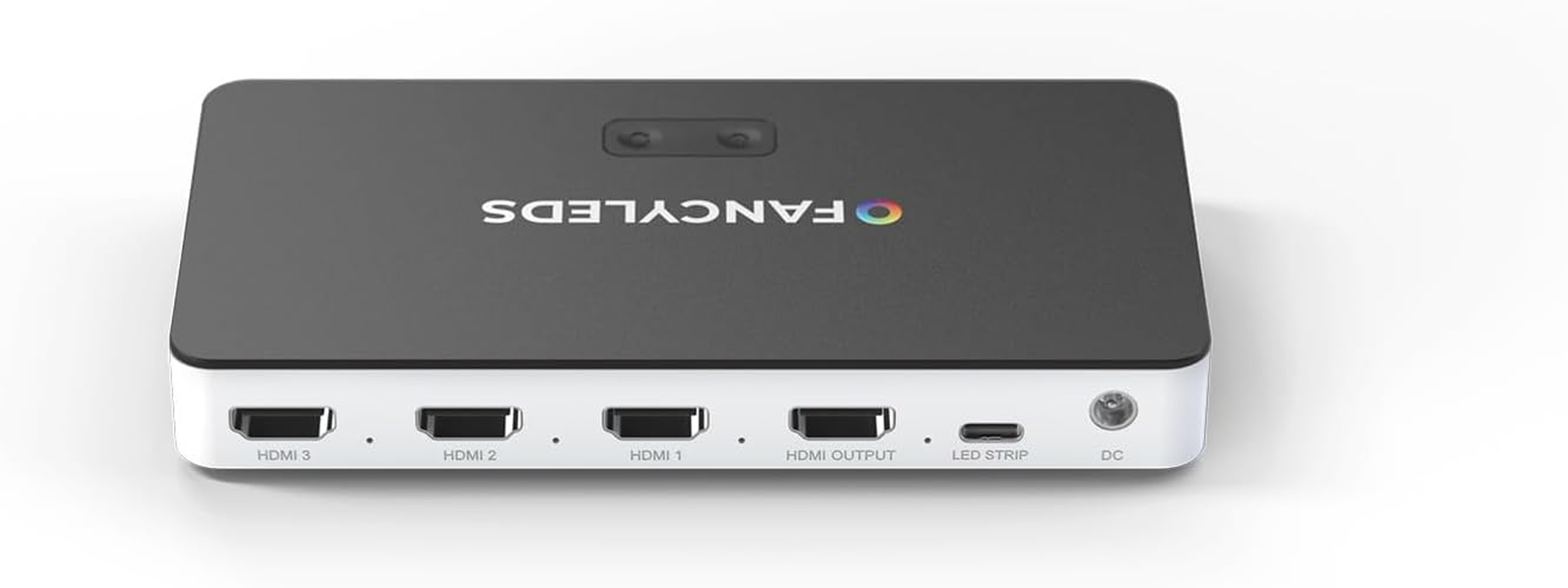 New RGBW 3 HDMI 2.1 Fancy Sync Box Syncing Device with 3 HDMI Ports, 4K 120Hz, HDR (For 70" to 95" Tvs)