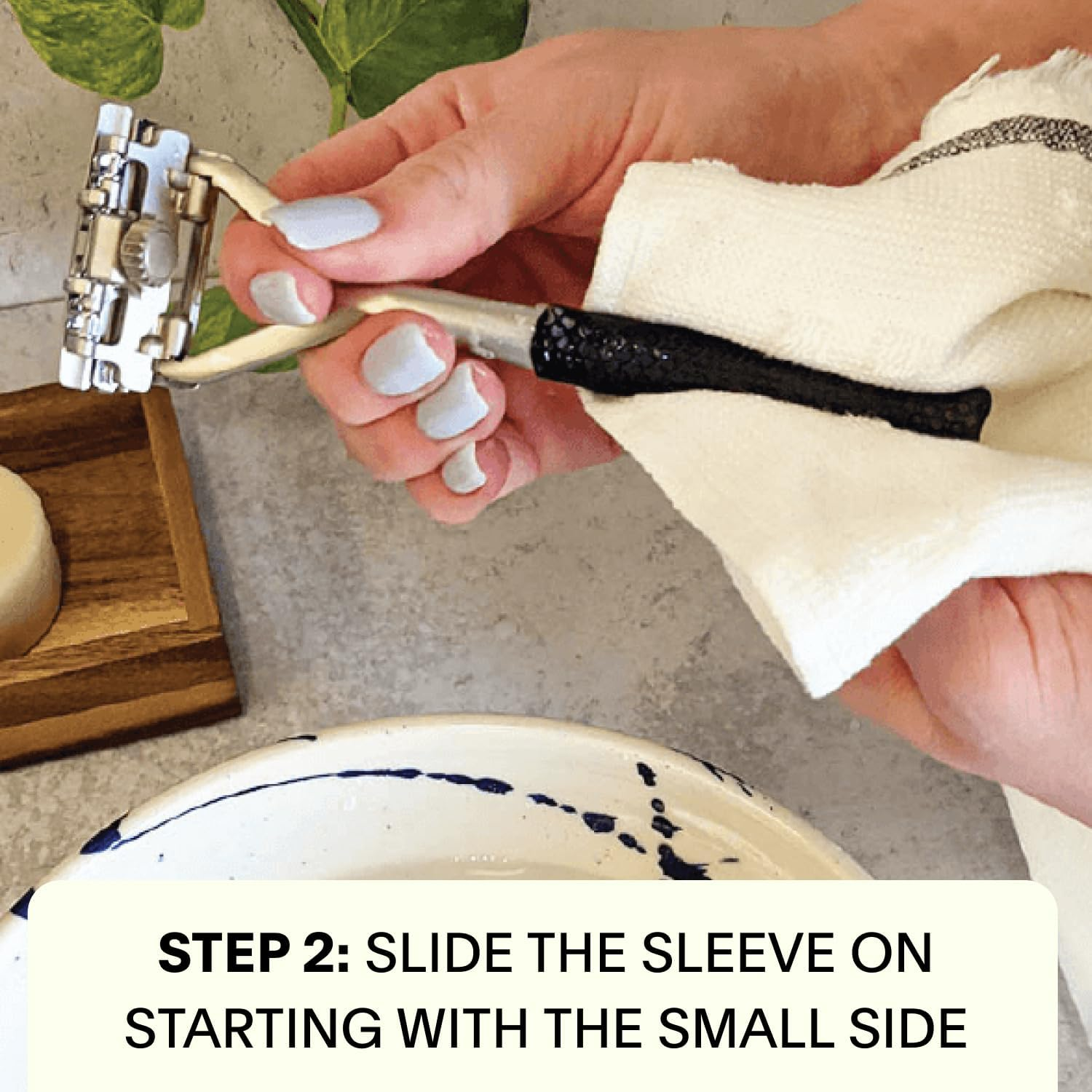 Leaf Shave Grip Sleeve Multicolor image number 4