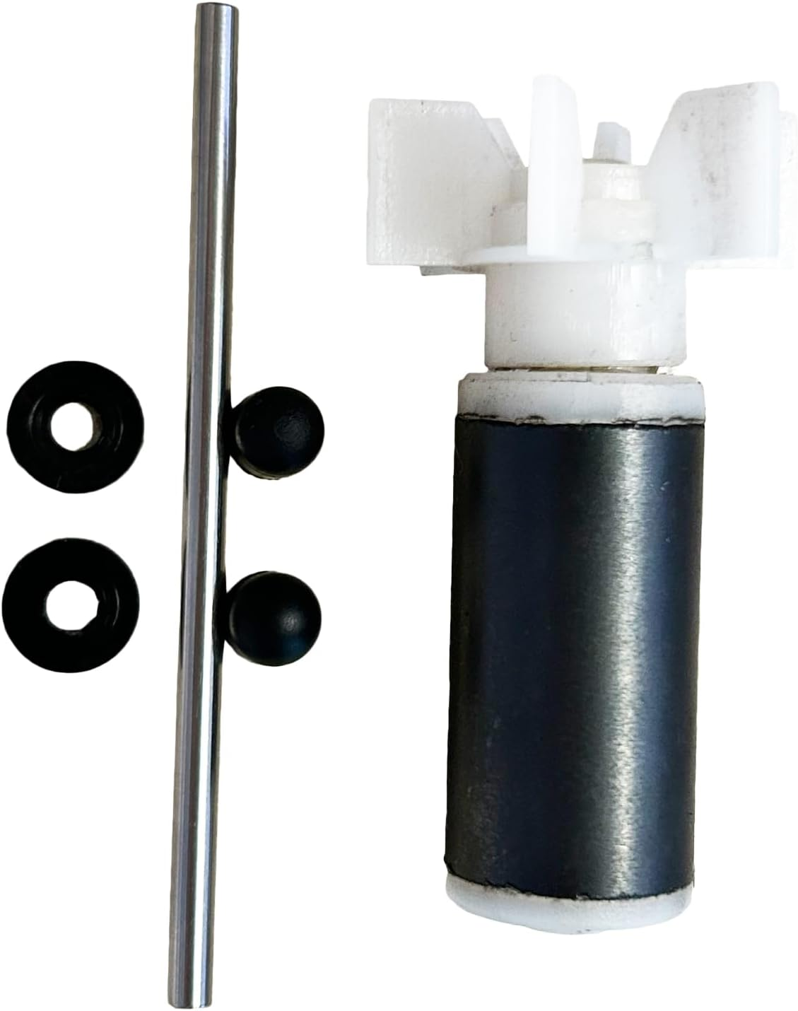 Impeller for Intex Pump Model SSP-H-10-2 SSPH102 403M with Stainless Steel Shaft Suitable Model Replacement Rotor Assembly Pure Spa Type for Water Pump, Includes Shaft/Bushings image number 4