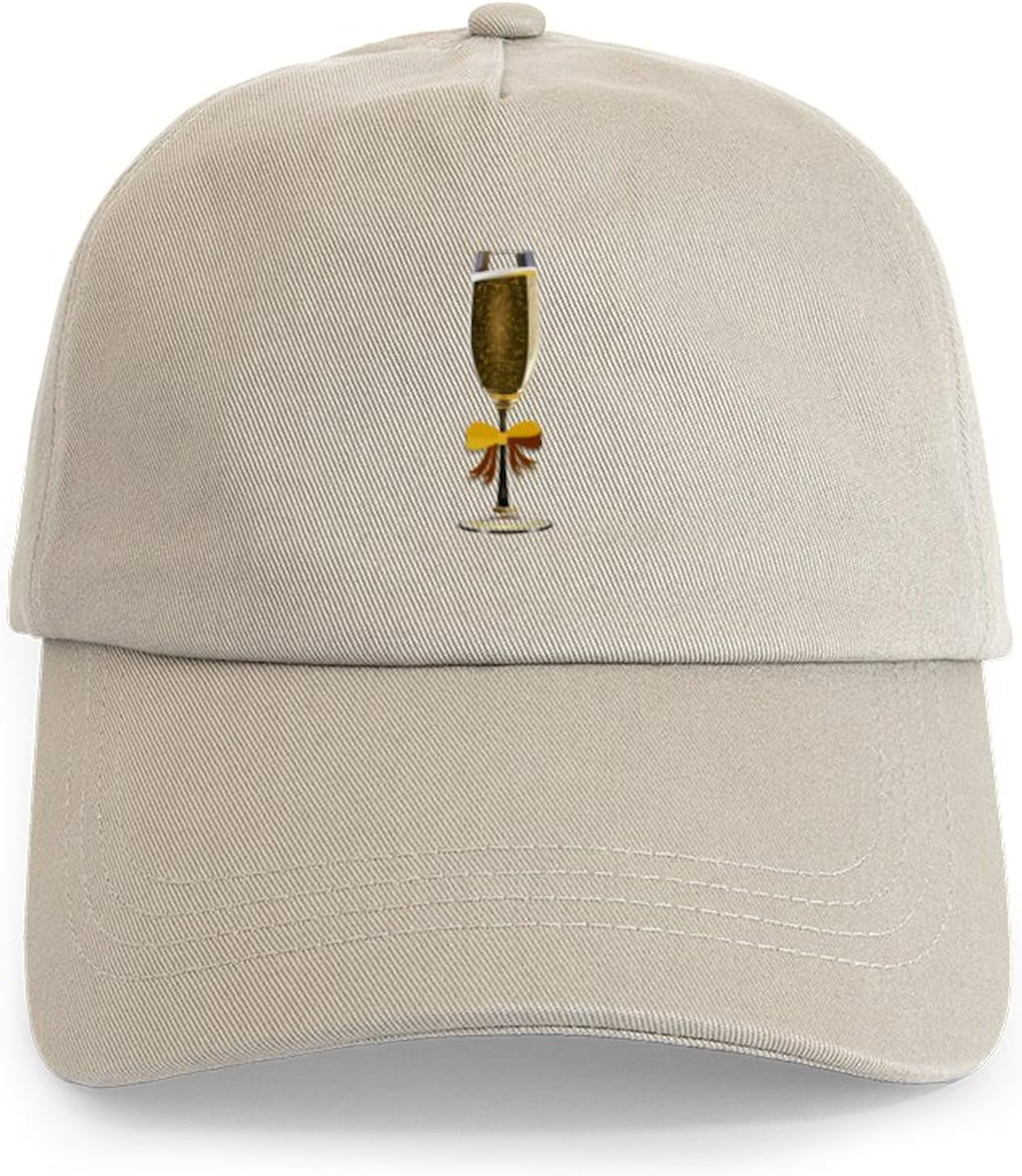 Cafepress Champagne Glass Cap Adjustable Baseball Cap
