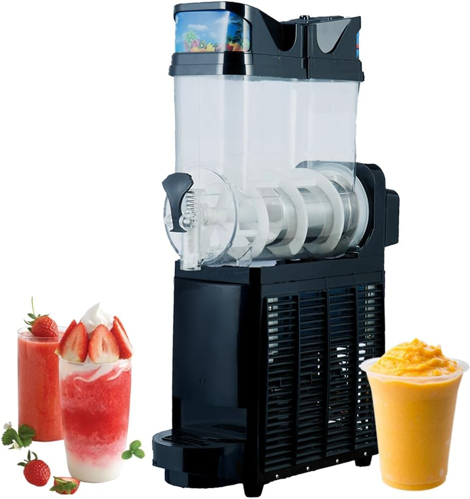 15L Commercial Ice Slush Machine, 380W Professional Frozen Drink Slushy Machine, Margarita Making Machine, Slushie Maker Machine for Soft Ice Drink, Juice, Tea, Coffee image number 6