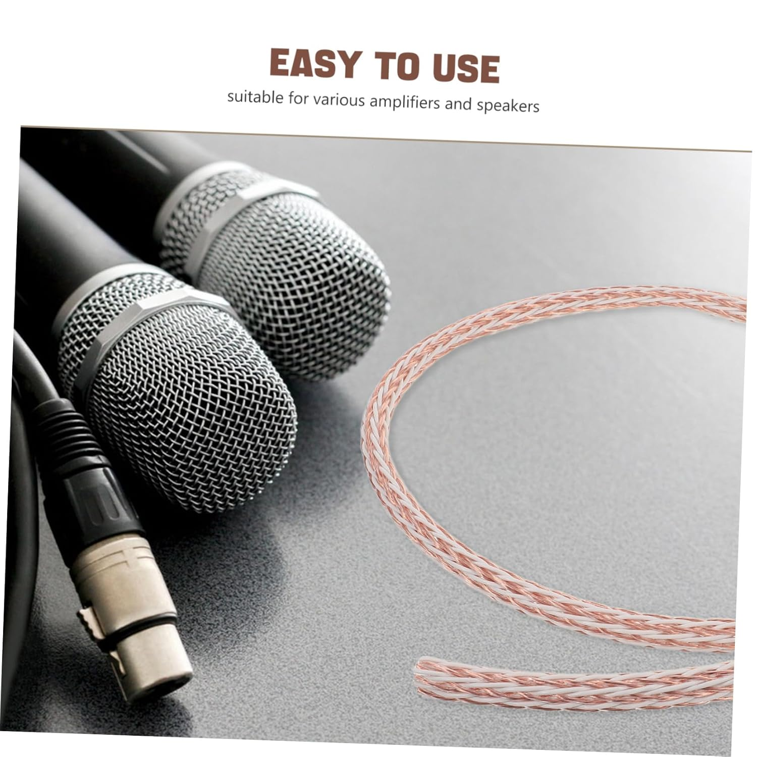 OSALADI 1M Single Crystal Copper Speaker Cable Wire for High End Audio System Amplifier Connection Home Theater Setup image number 1