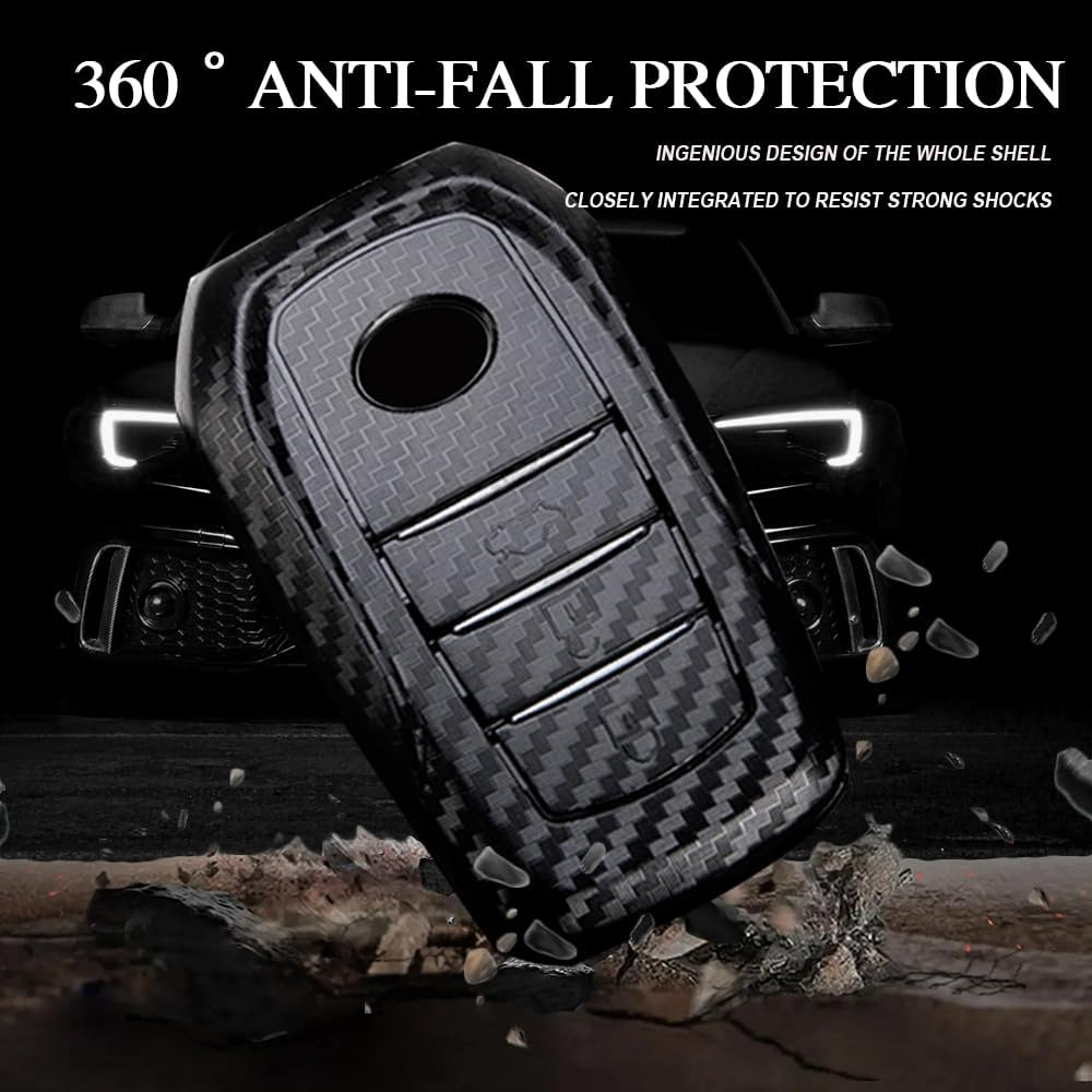 HIBEYO Key Fob Cover for Toyota Corolla RAV4 Camry GX FJ150 Prius Yaris Land Cruiser Highlander LX RX NX Hilux Previa image number 2