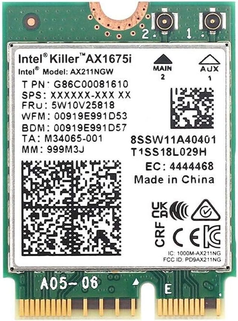 Intel Killer Wi-Fi 6 Ax1650X AX200 M.2 2230 Bluetooth 5.2 Wifi Card (Single Pack) image number 5
