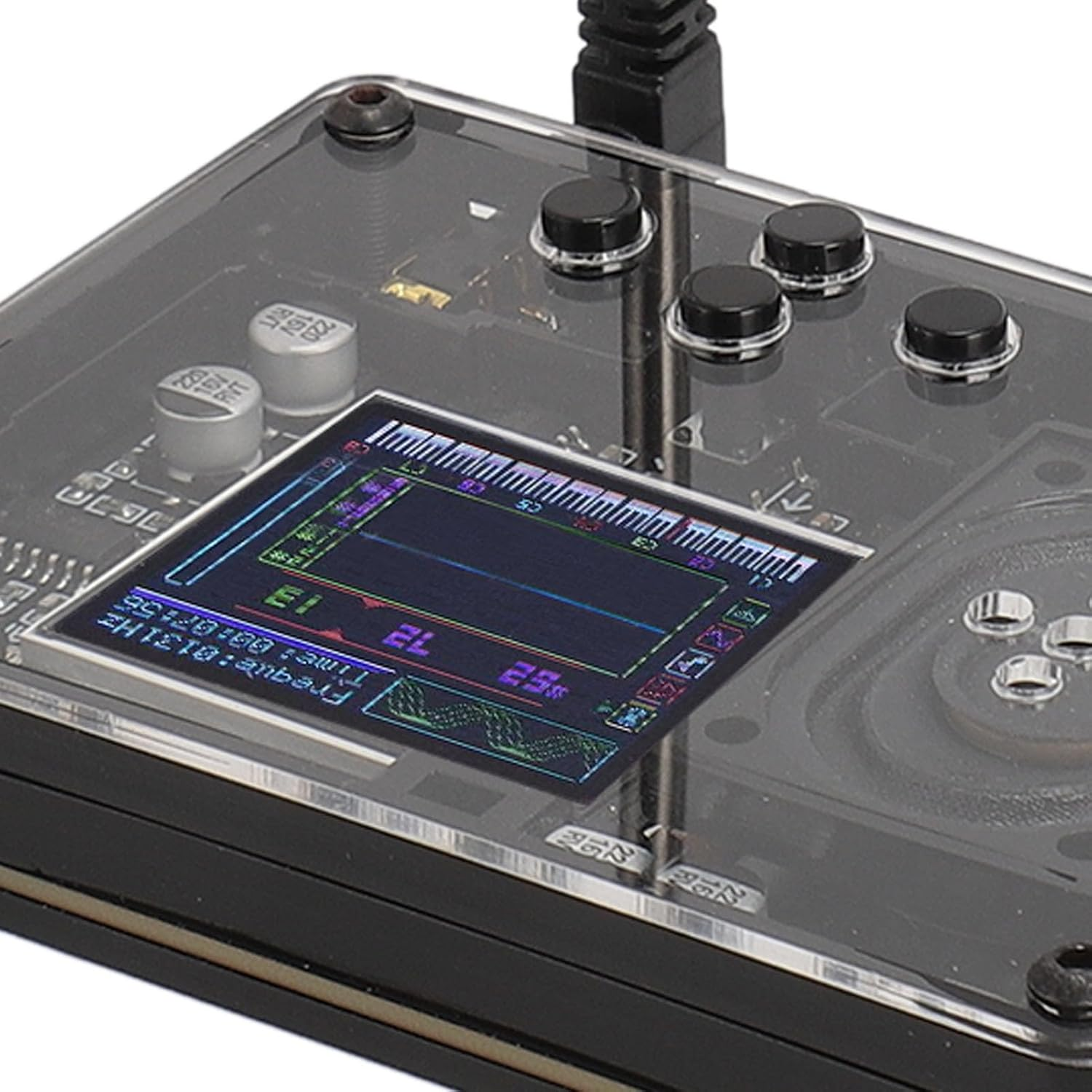 Mini Theremin Musical Electronic Instrument, Type C Interface Multiple Adjustable Voices Theremin Vintage Musical Module with Color Screen, Innovative Gift image number 6