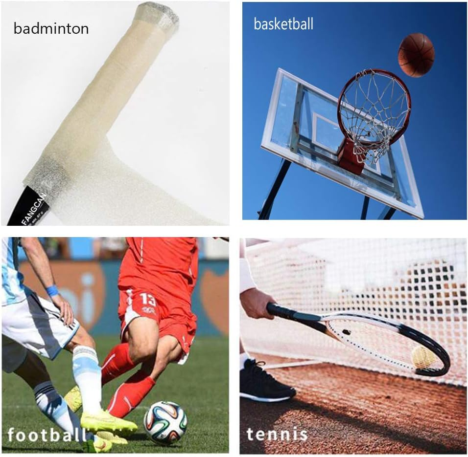 OBTANIM 4 Rolls Foam Underwrap Bandage Pre-Wrap Sports Tape for Athletic Elbow Knees Ankles, Latex Free (Skin Color, Black, Blue, Red) image number 2