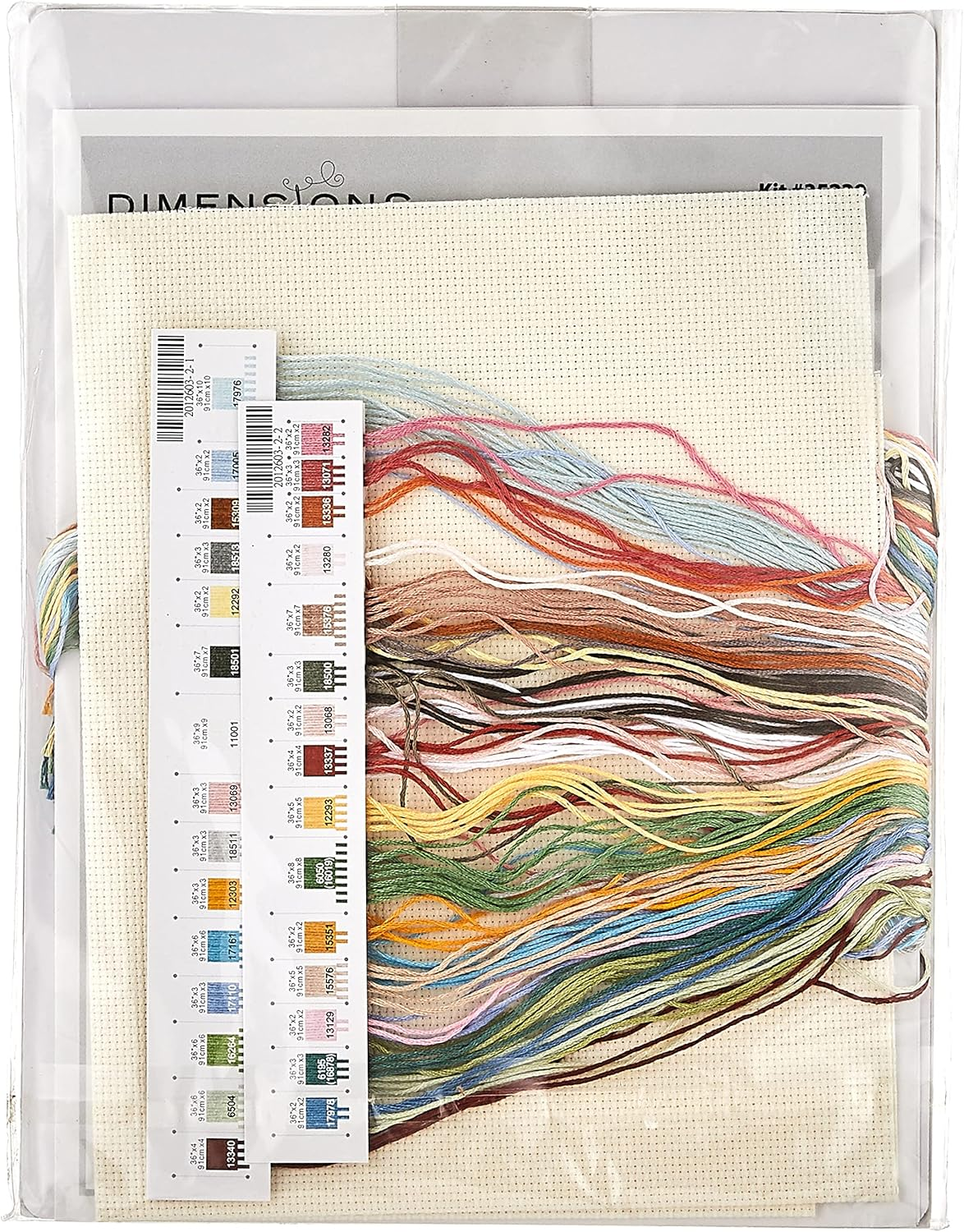 Dimensions 'Peaceful Lake House' Counted Cross Stitch Kit, Ivory Aida, 14" X 11", 14 Count image number 6