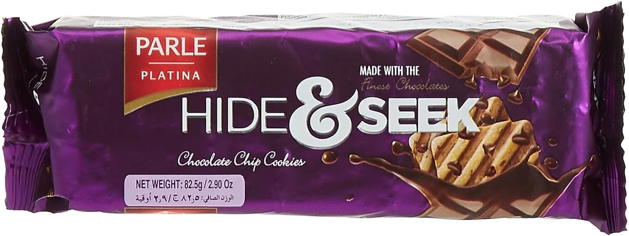 Parle Hide&Seek Chocolate Chip Cookies 82.5 G image number 2