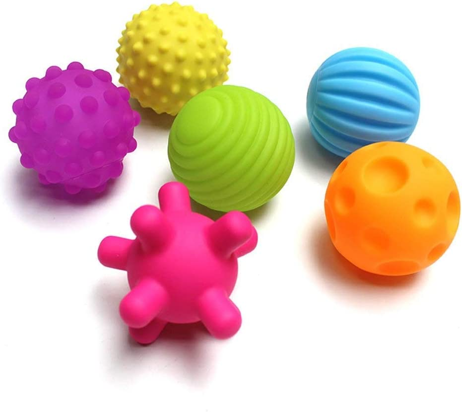 Textured Multi Sensory Ball, Ball Set Toy for Sensory Exploration, Baby Ball Toy for Toddlers Boys & Girls 6 Months and Up, 6 Pcs image number 3