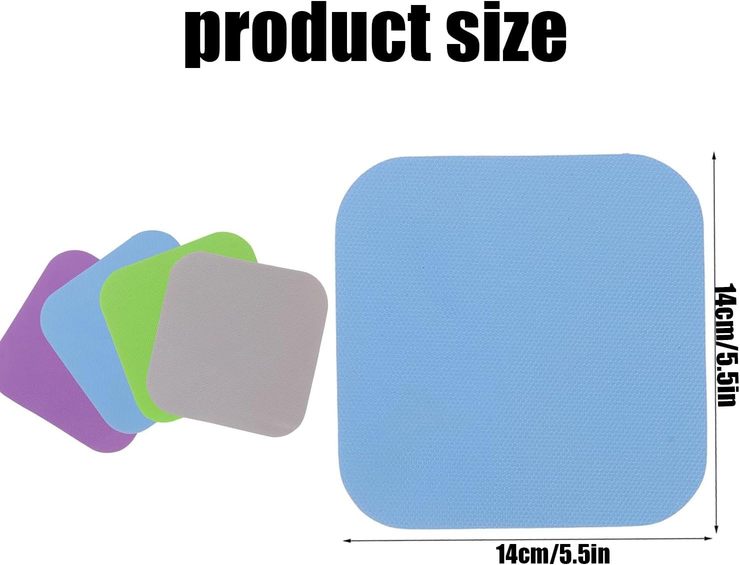 WEZCHUGHAOL Silicone Jar Opener Pads, Square Gripper Cushions, Set of 4, Superior Grip image number 4