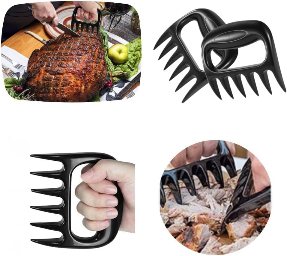 2Pcs Chicken Shredder,Chicken Shredder Tool,Meat Claws for Shredding,Meat Shredder Tool,Shredding Claws,Bbq Claws for Shredding Meat. image number 6