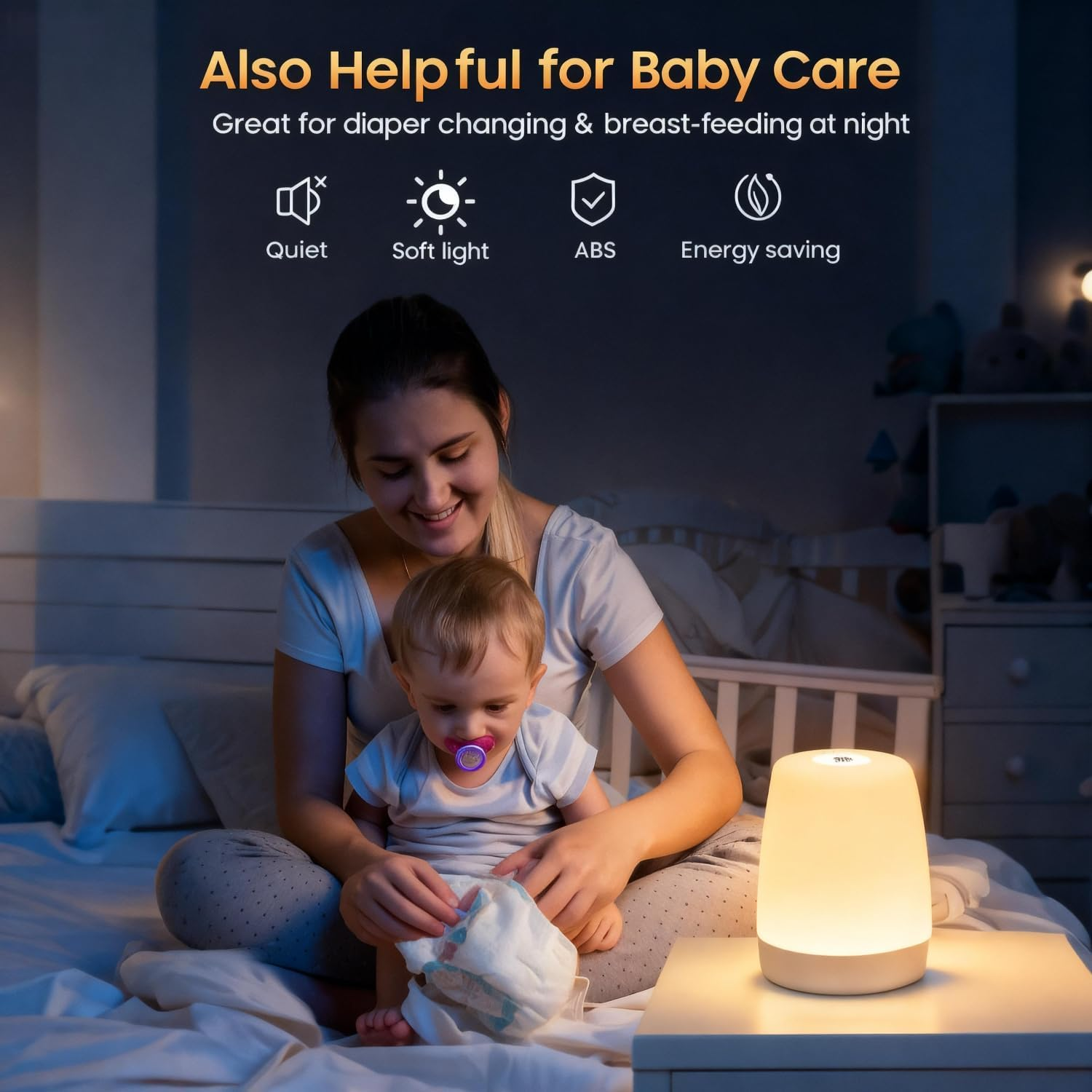 XKETA Red Light Sleeping Therapy: Pure 670Nm Narrowband Wavelength Night Lamp - Naturally Promote Melatonin for Adults Sleeping Better - 2000Mah Cordless Compact Size for Travel Jet Lag Relief image number 5