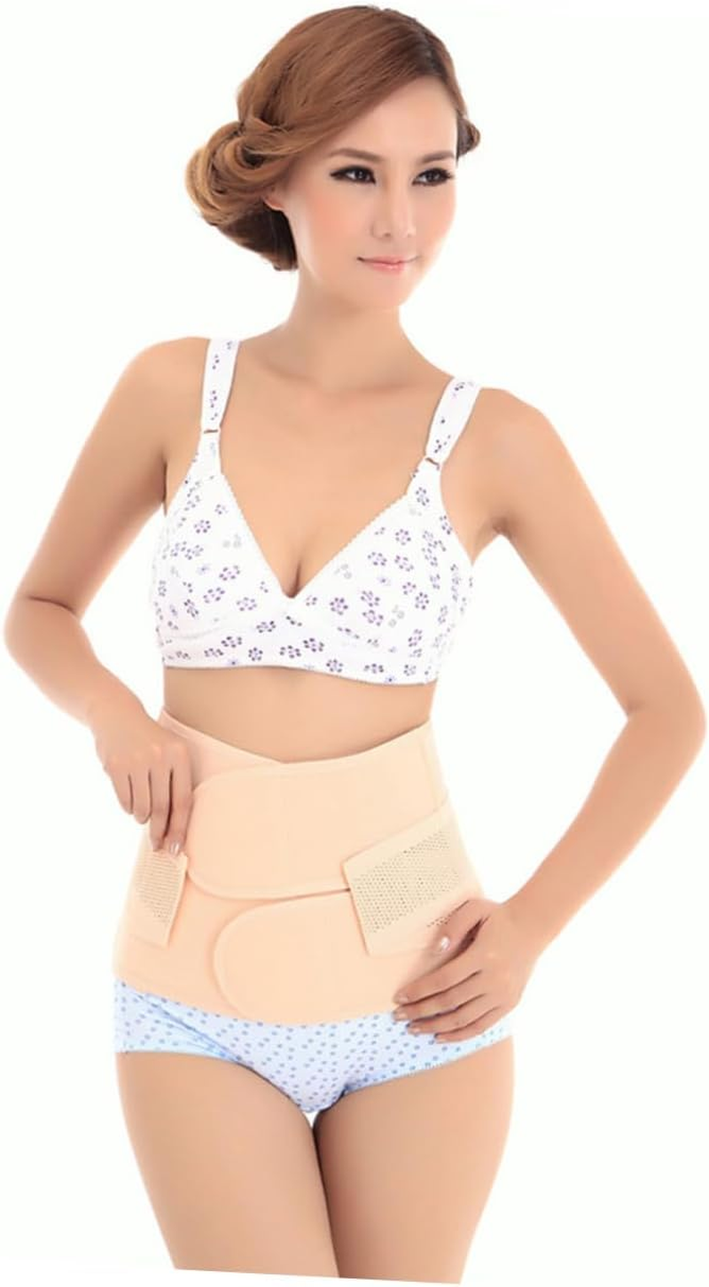 Breathable Elastic Postpartum Essentials Girdle Postnatal Waist Trainer Slimming Band Size image number 3