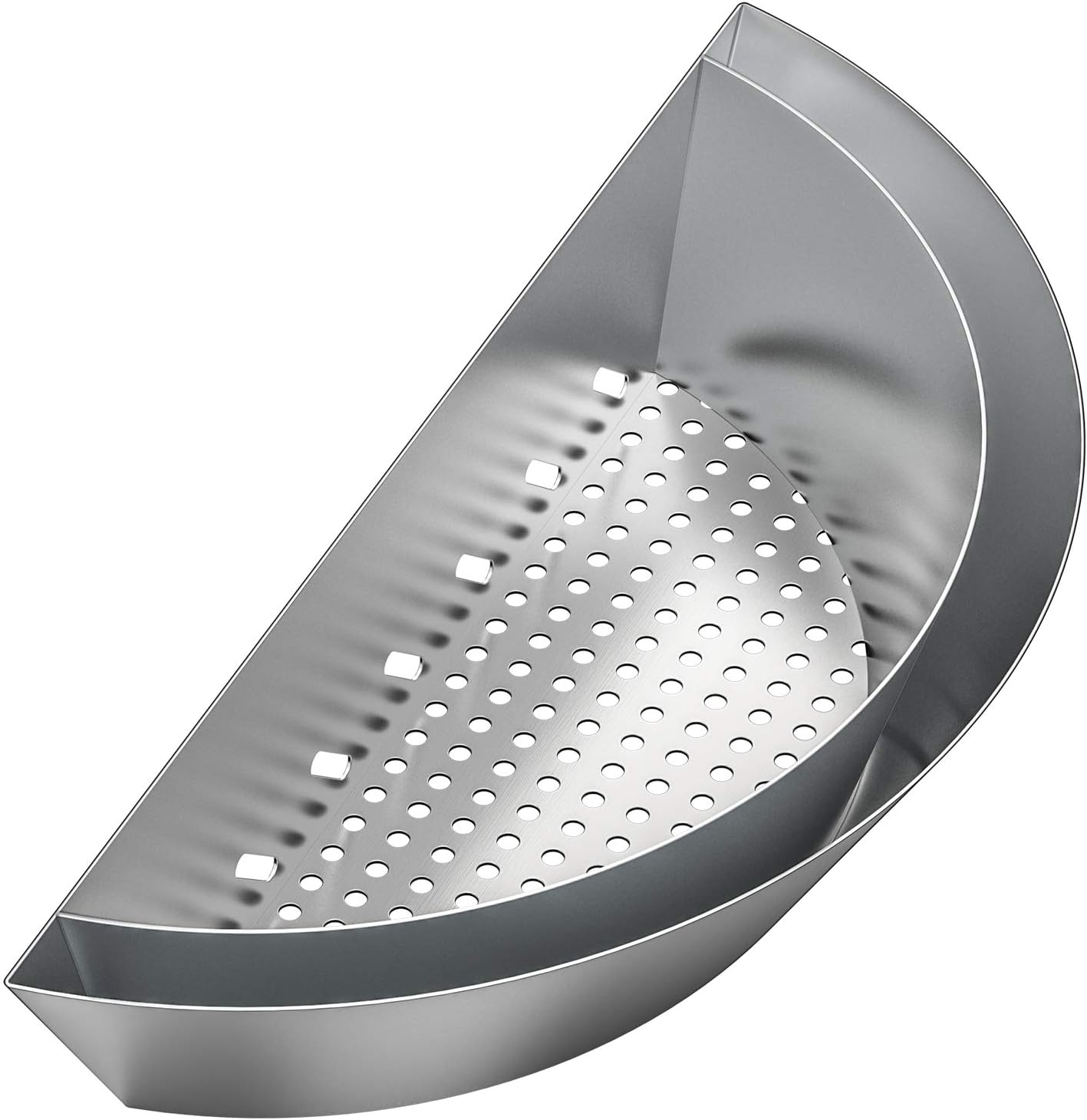 Onlyfire Contoured Stainless Steel Char-Basket Charcoal Briquet/Charcoal Fuel Holder for 57-67Cm Kettle Grill