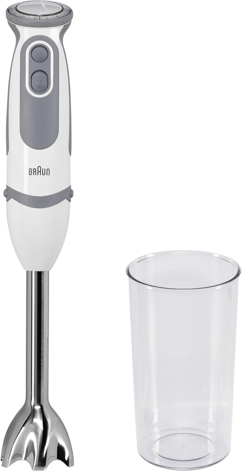 Braun House Hold Mq5200 Hand Blender, Plastic, White/Grey image number 3