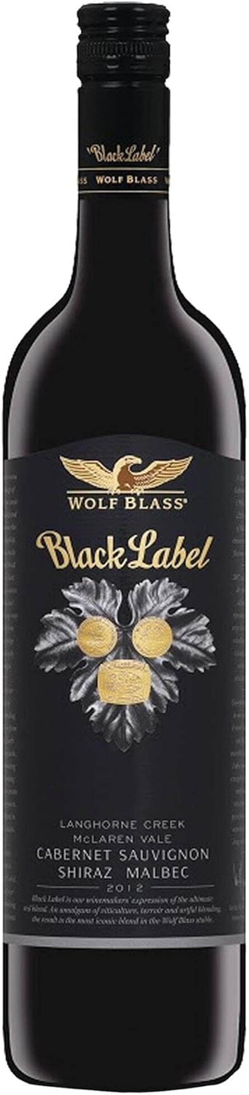 Wolf Blass Black Label Cabernet Sauvignon Shiraz Malbec 750Ml